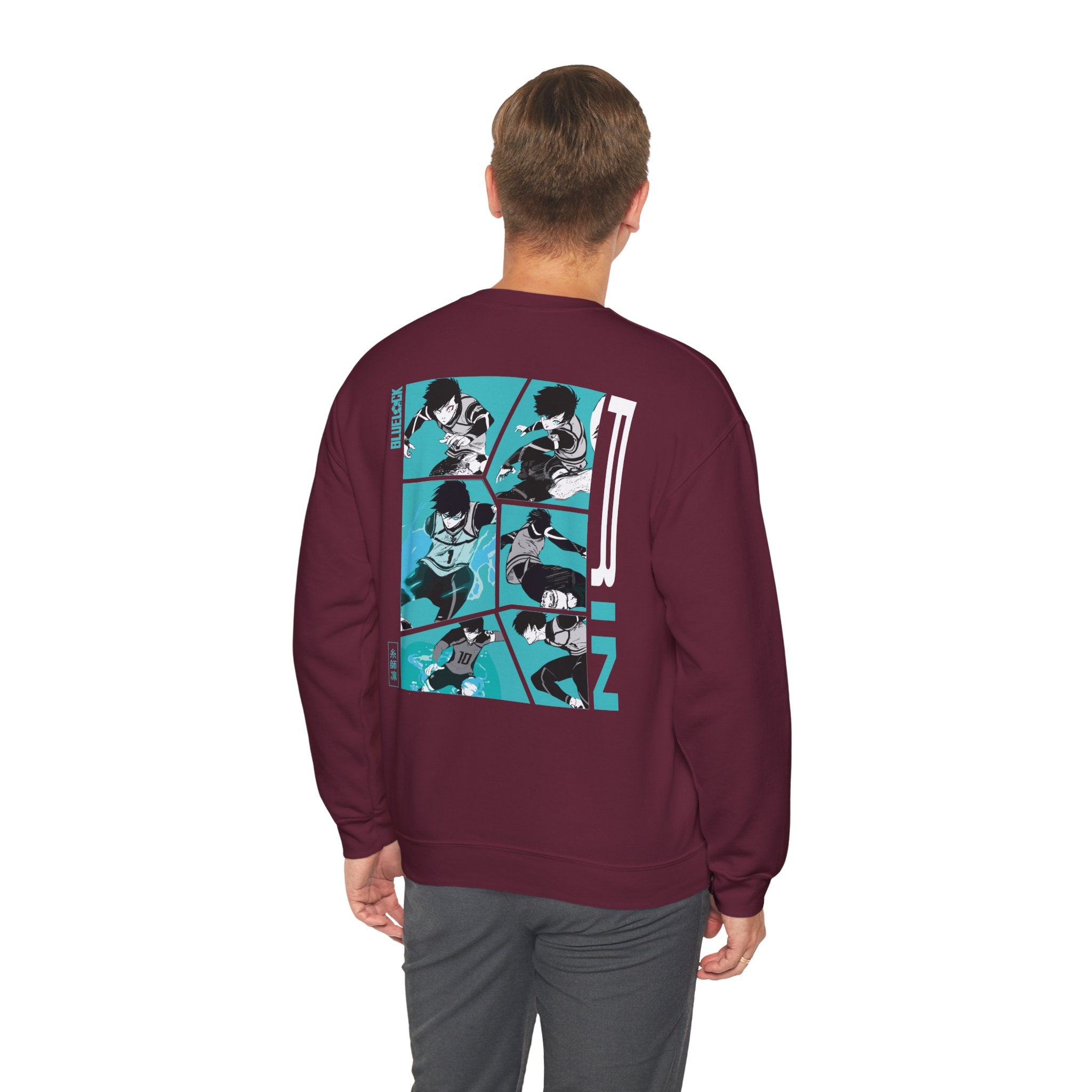 Rin Blue Lock Heavyweight Tee "Silent Beast" | Blue Lock Anime...