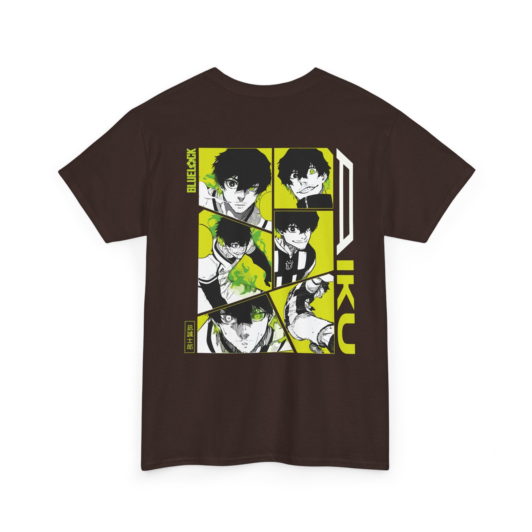 Blue Lock Heavyweight Tee "Emblem" | Blue Lock Anime Graphic Tee - Detail View 19
