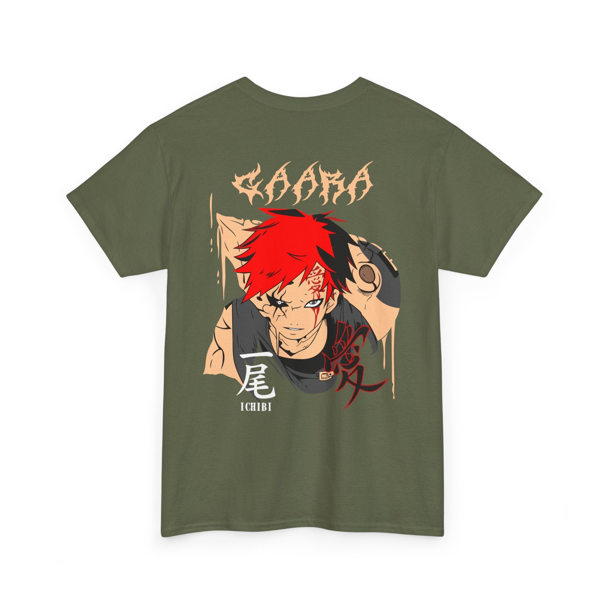 Gaara "Demon of the Sand" | Naruto Anime Graphic Tee - Detail View 22
