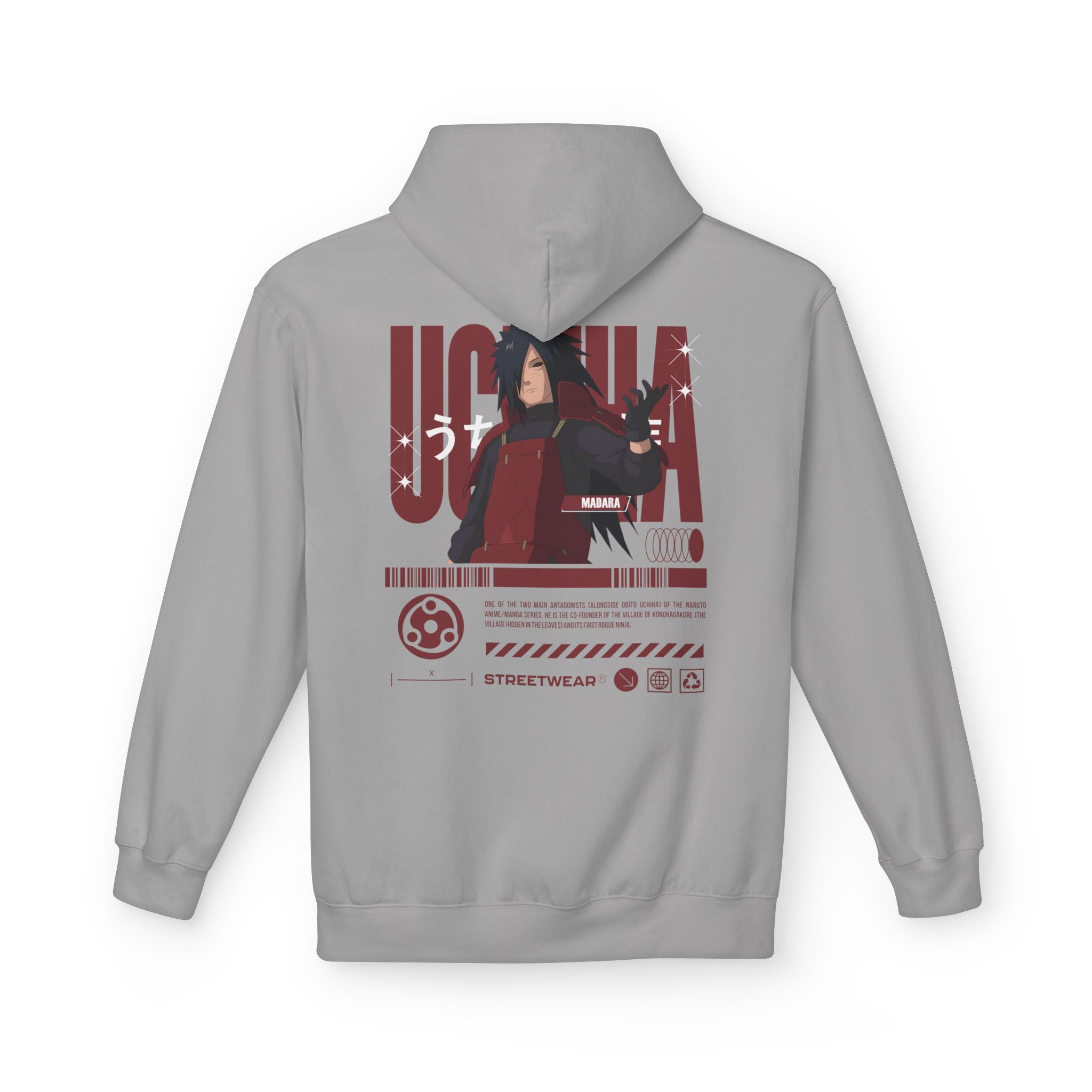 Madara Uchiha "Ghost of the Uchiha" – Naruto Graphic Tee | Maklenn