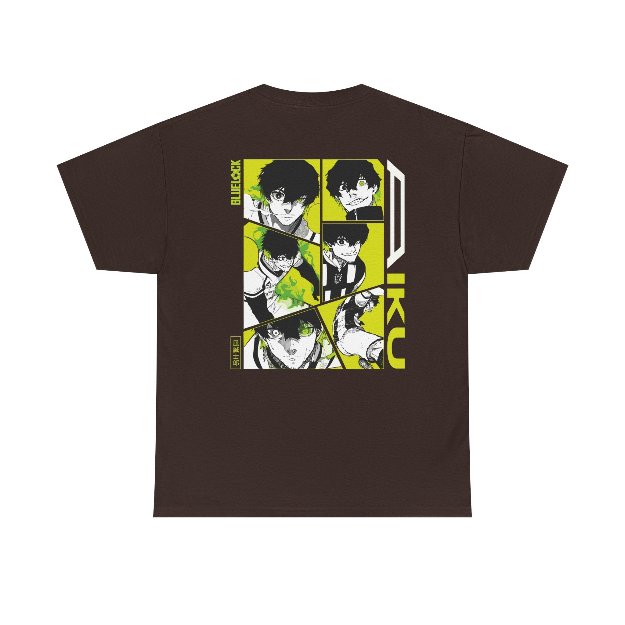 Blue Lock Heavyweight Tee "Emblem" | Blue Lock Anime Graphic Tee - Detail View 17