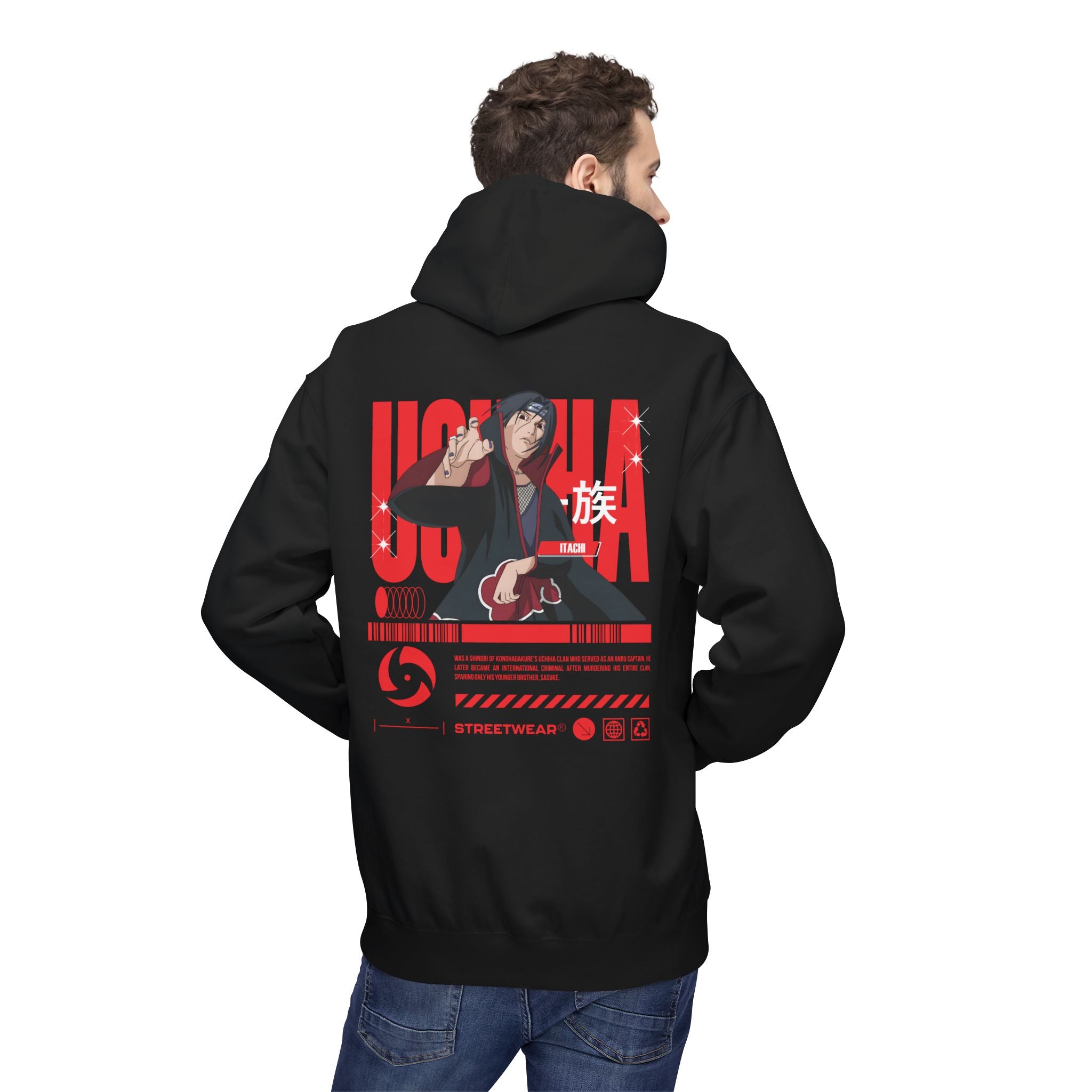 Itachi Uchiha "Amaterasu" – Naruto Graphic Tee | Maklenn