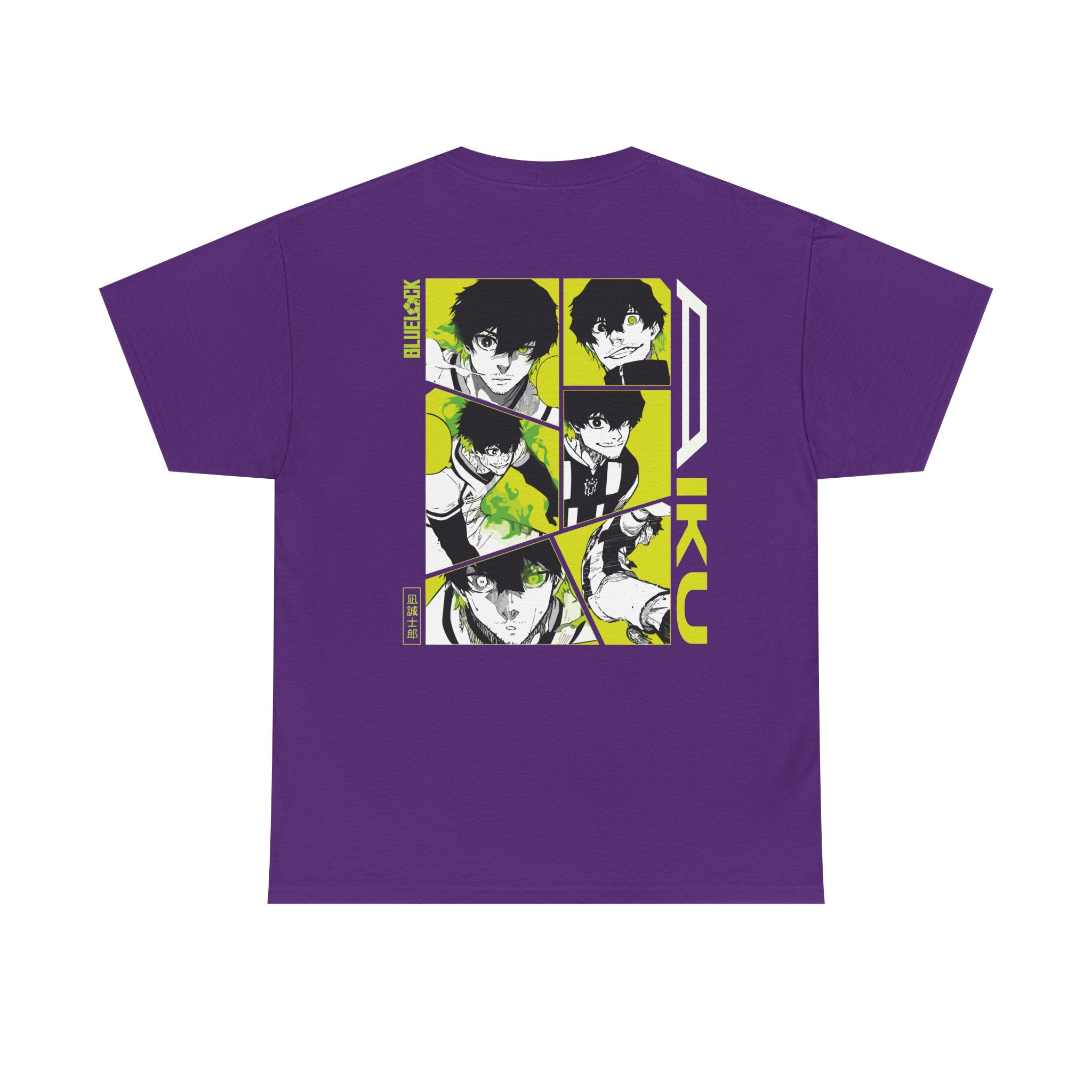 Blue Lock Heavyweight Tee "Emblem" | Blue Lock Anime Graphic Tee - Detail View 35