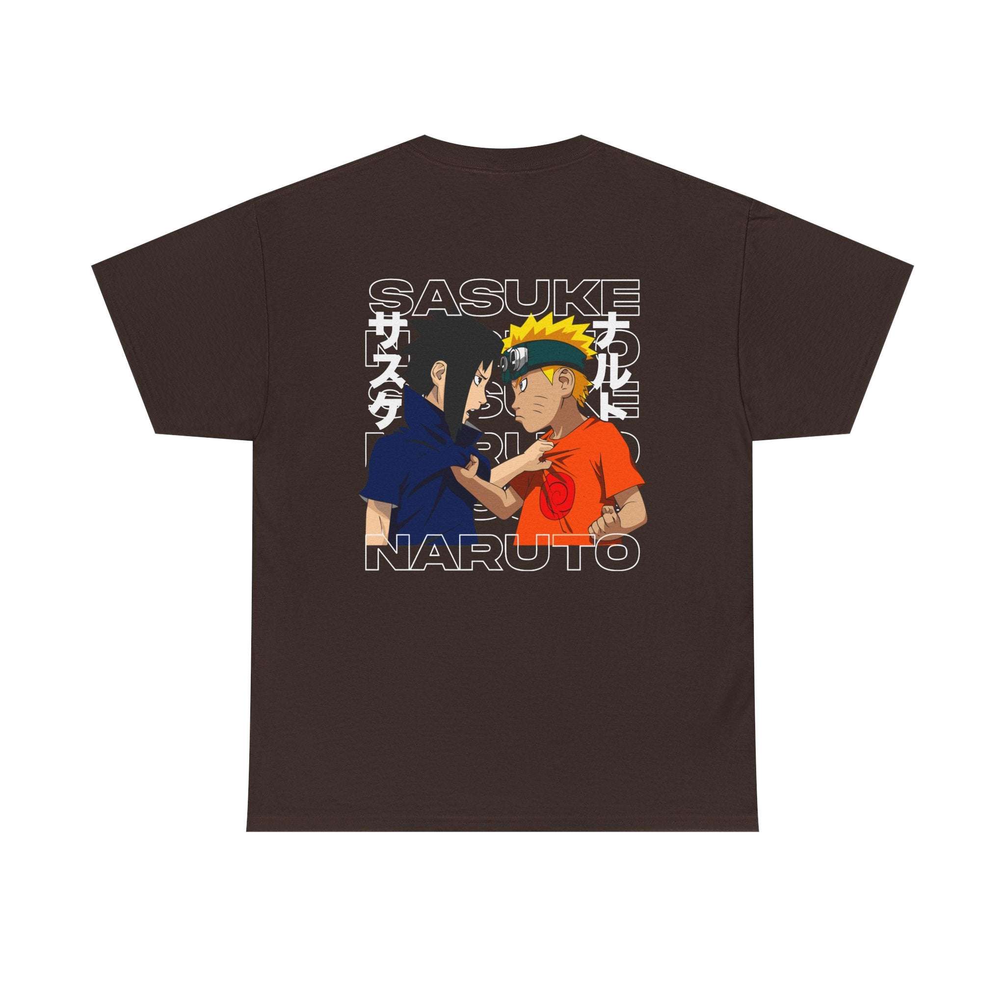 Naruto vs Sasuke NARUTO Maklenn Naruto vs Sasuke NARUTO T-Shirt Maklenn www.maklenn.com India 21.80