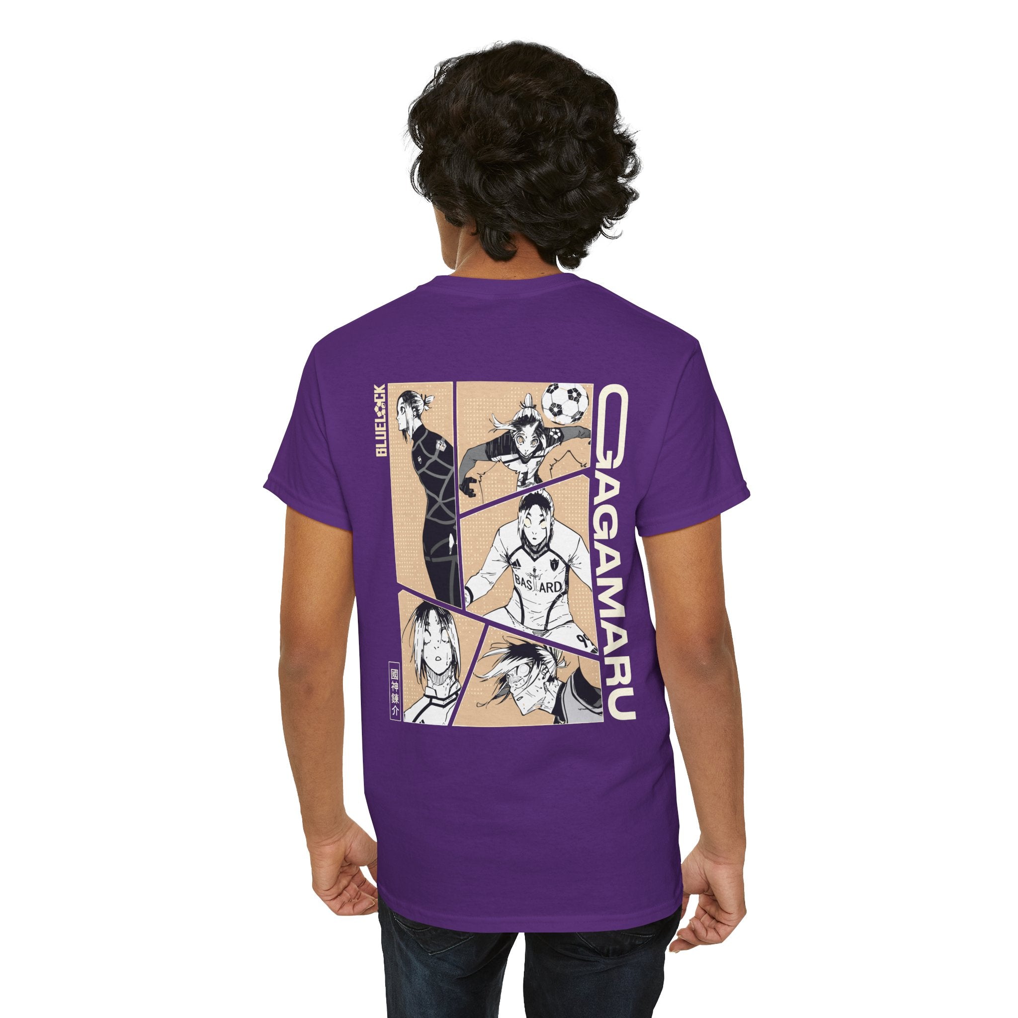 Gagamaru 'Bastard' Blue Lock Heavyweight Tee | Blue Lock Anime... - Detail View 45