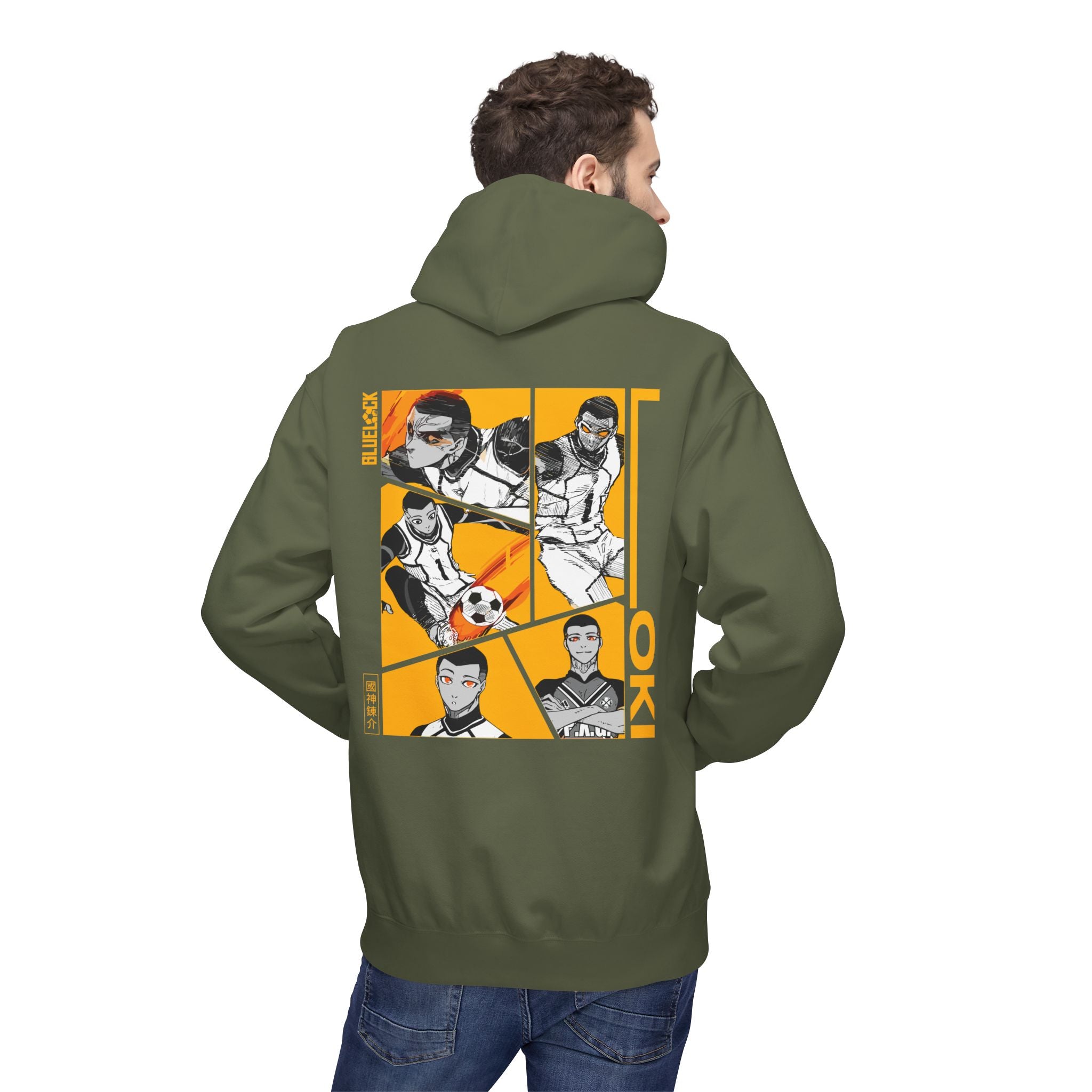Julian Loki "Godspeed" | Blue Lock Streetwear Hoodie - Detail View 34