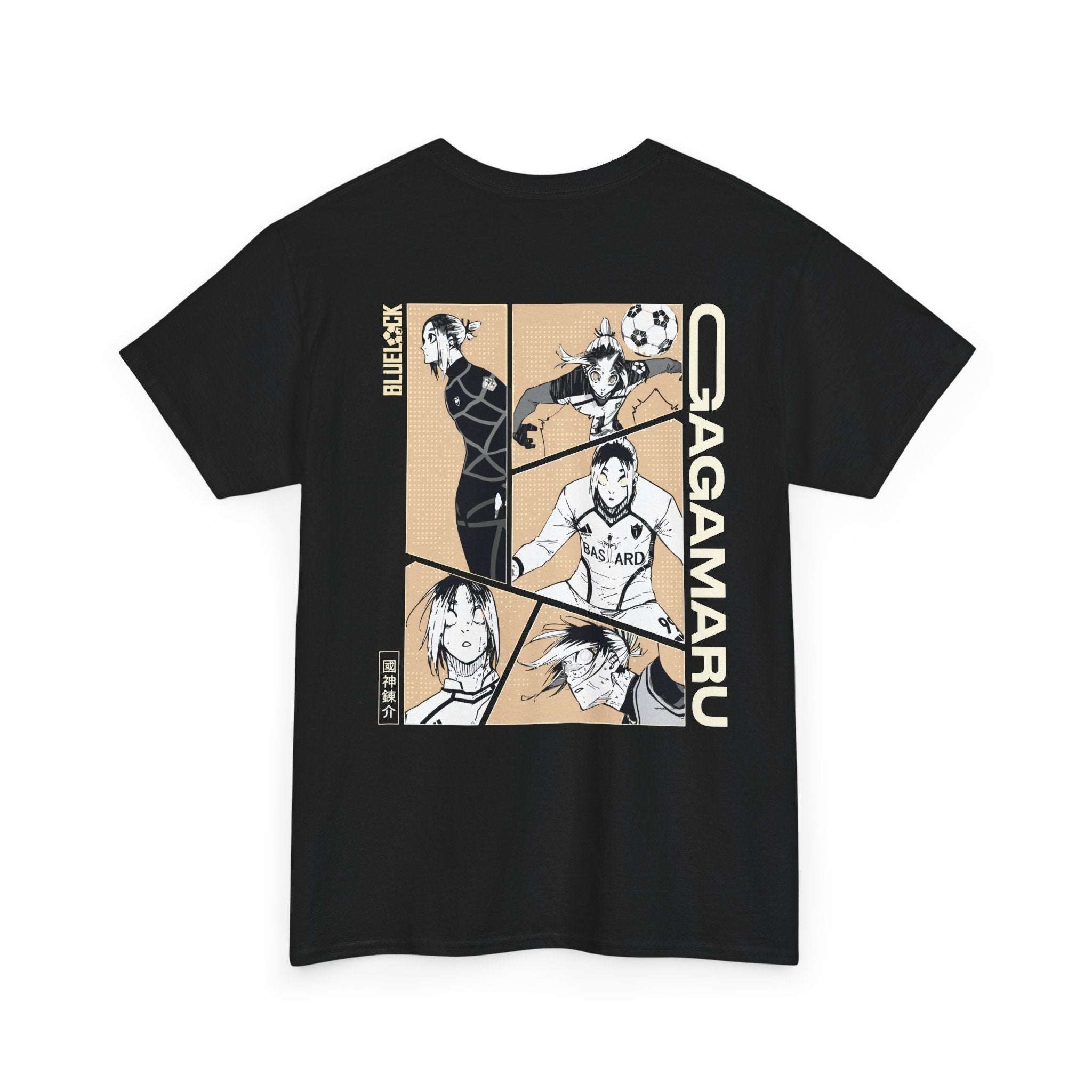 Gagamaru 'Bastard' Blue Lock Heavyweight Tee | Blue Lock Anime... - Front View