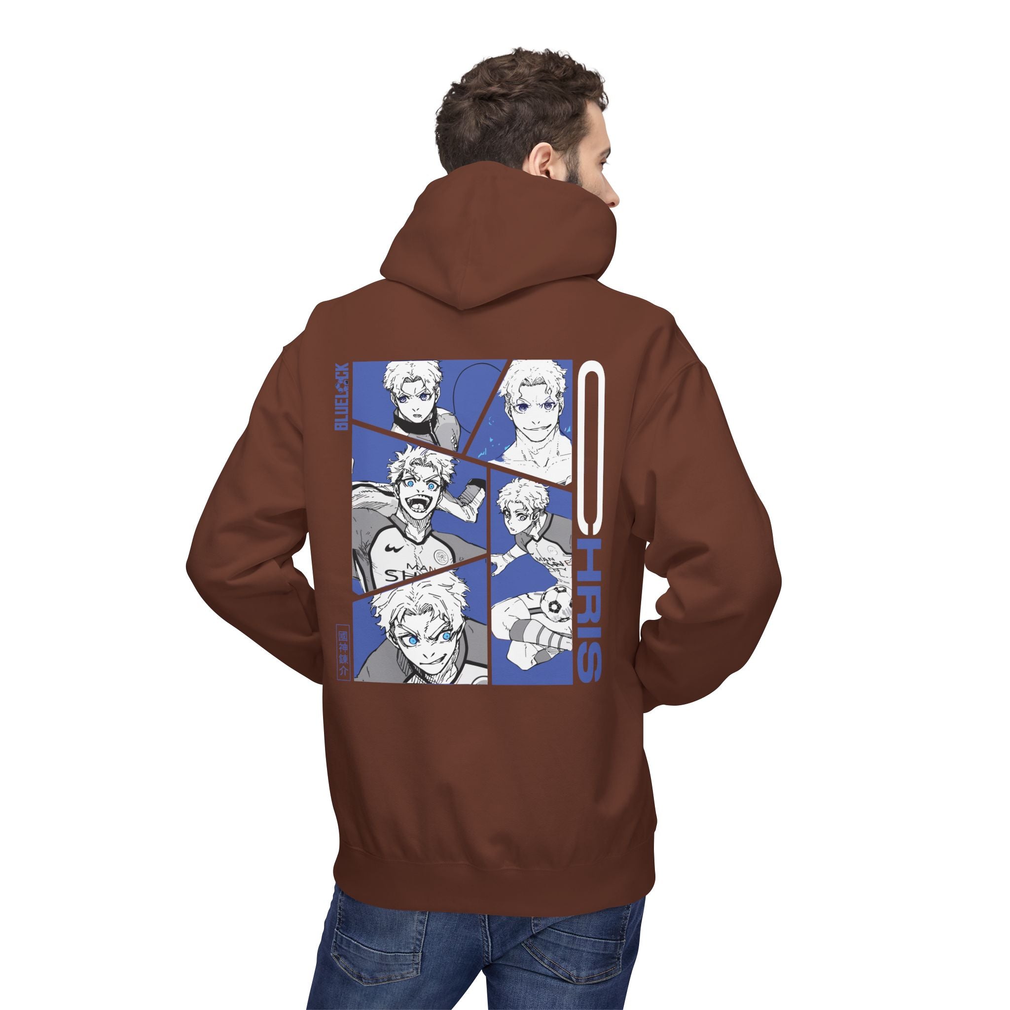 Chris Premium Blue Lock Hoodie "Prince" | Blue Lock Streetwear... - Detail View 23