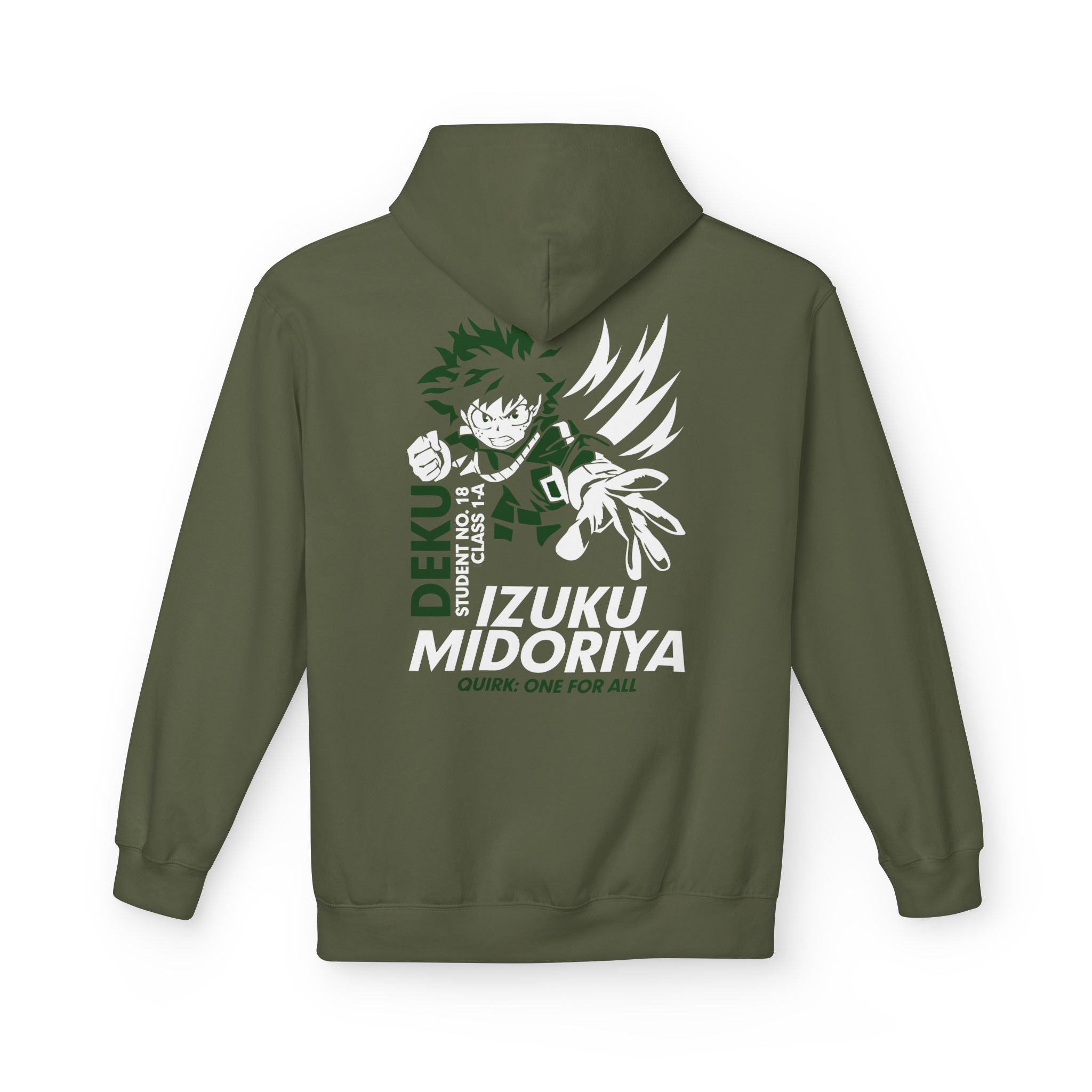 Izuku Midoriya "Deku" | My Hero Academia Streetwear Hoodie - Detail View 4