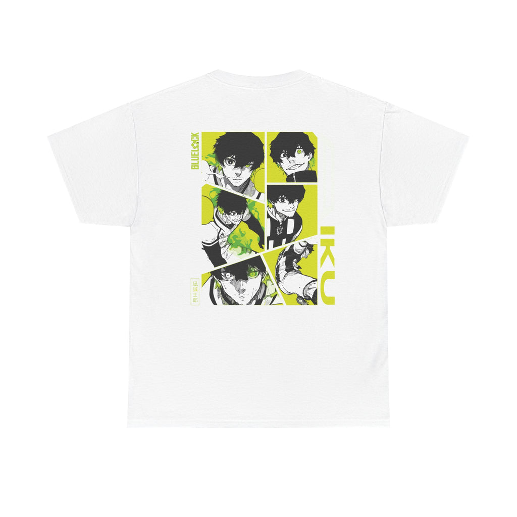 Blue Lock Heavyweight Tee "Emblem" | Blue Lock Anime Graphic Tee - Detail View 11