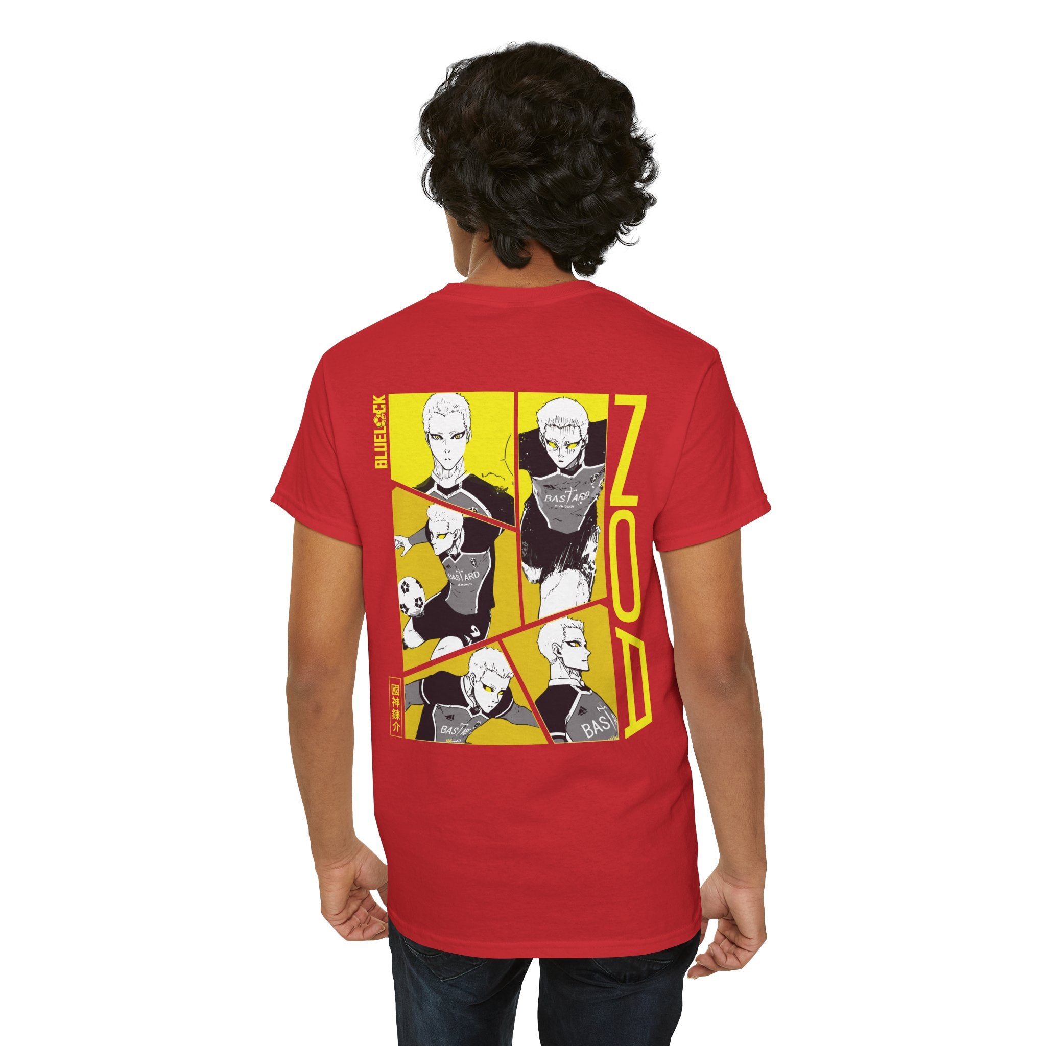 Noa Blue Lock Heavyweight Tee "Zero" | Blue Lock Anime Graphic... - Detail View 41