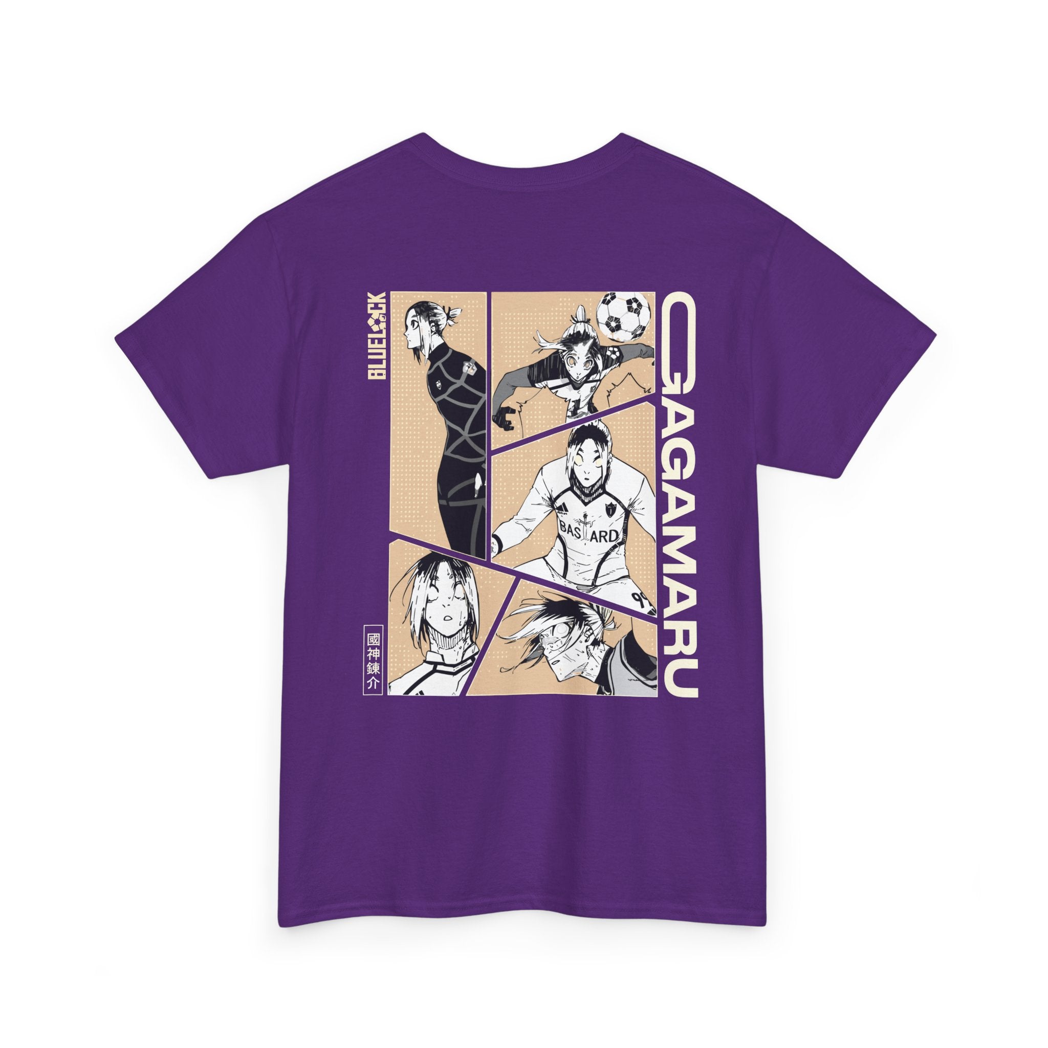 Gagamaru 'Bastard' Blue Lock Heavyweight Tee | Blue Lock Anime... - Detail View 43