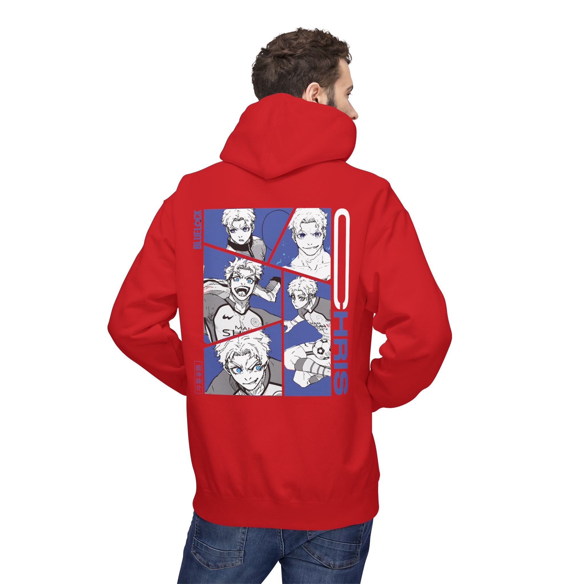 Chris Premium Blue Lock Hoodie "Prince" | Blue Lock Streetwear... - Detail View 19