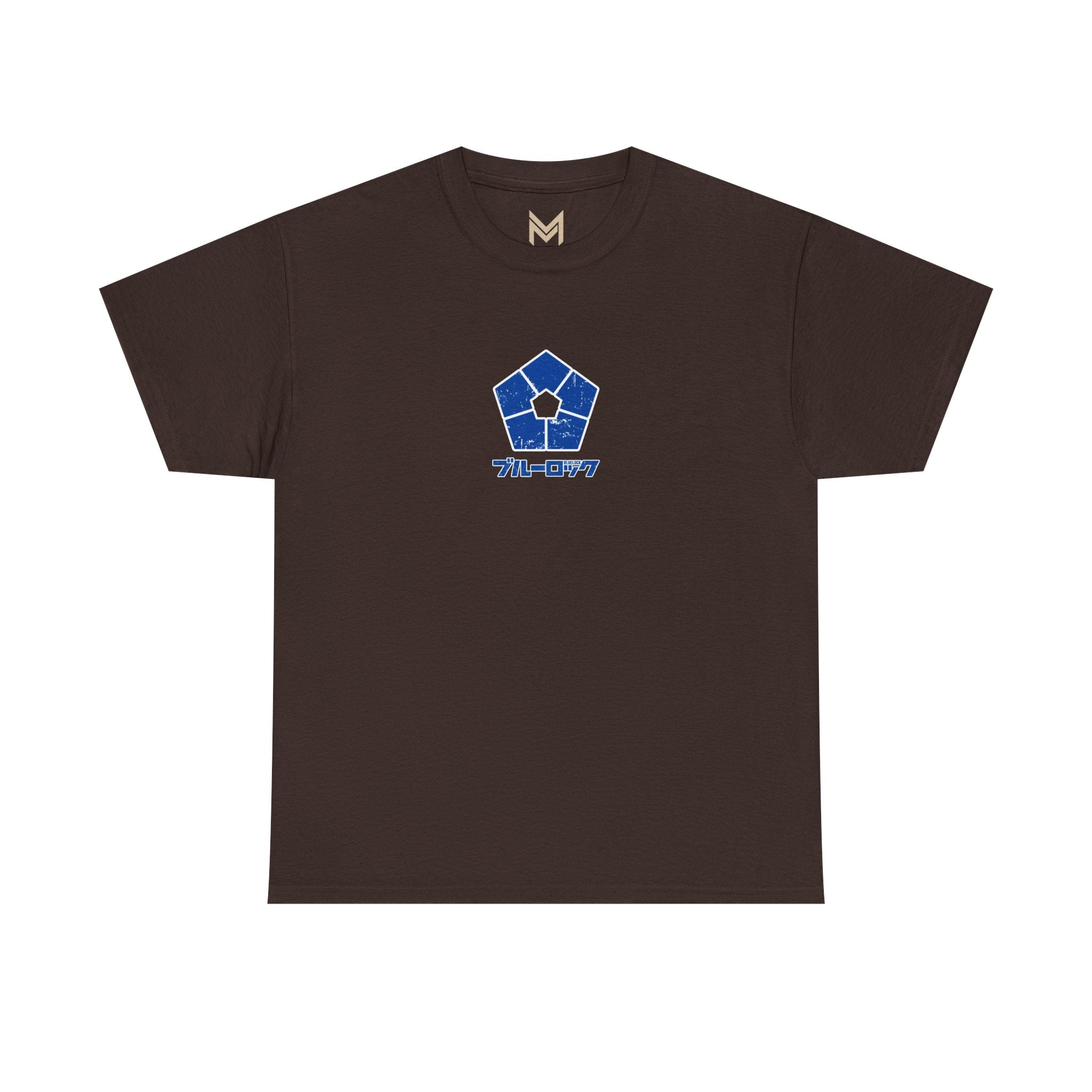 Blue Lock Heavyweight Tee "Emblem" | Blue Lock Anime Graphic Tee - Detail View 3