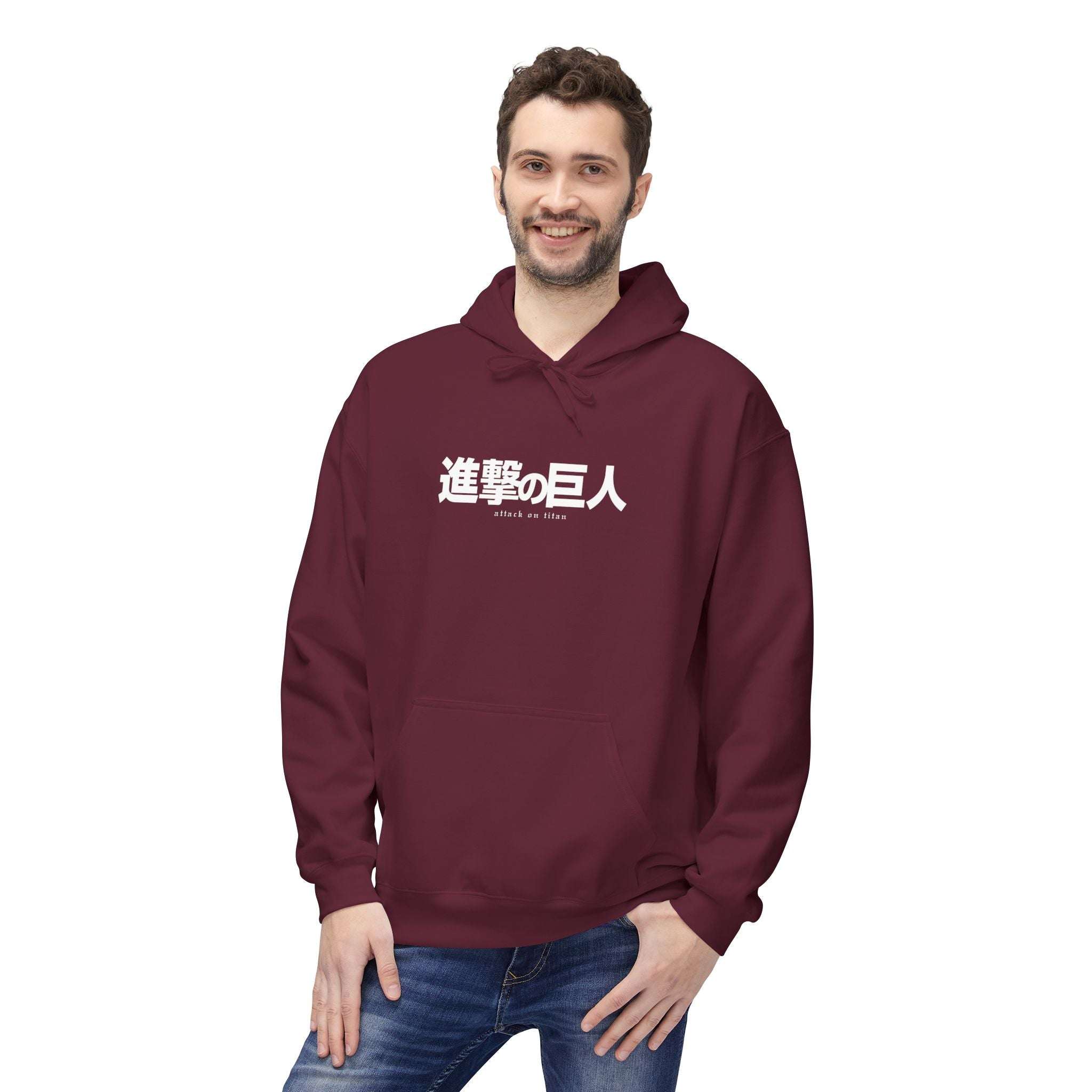 Titan de Attaque - Attack on Titan Maklenn Titan de Attaque - Attack on Titan Hoodie Maklenn www.maklenn.com India 39.87