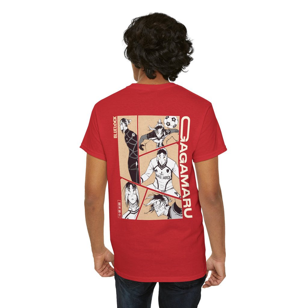 Gagamaru 'Bastard' Blue Lock Heavyweight Tee | Blue Lock Anime... - Detail View 49