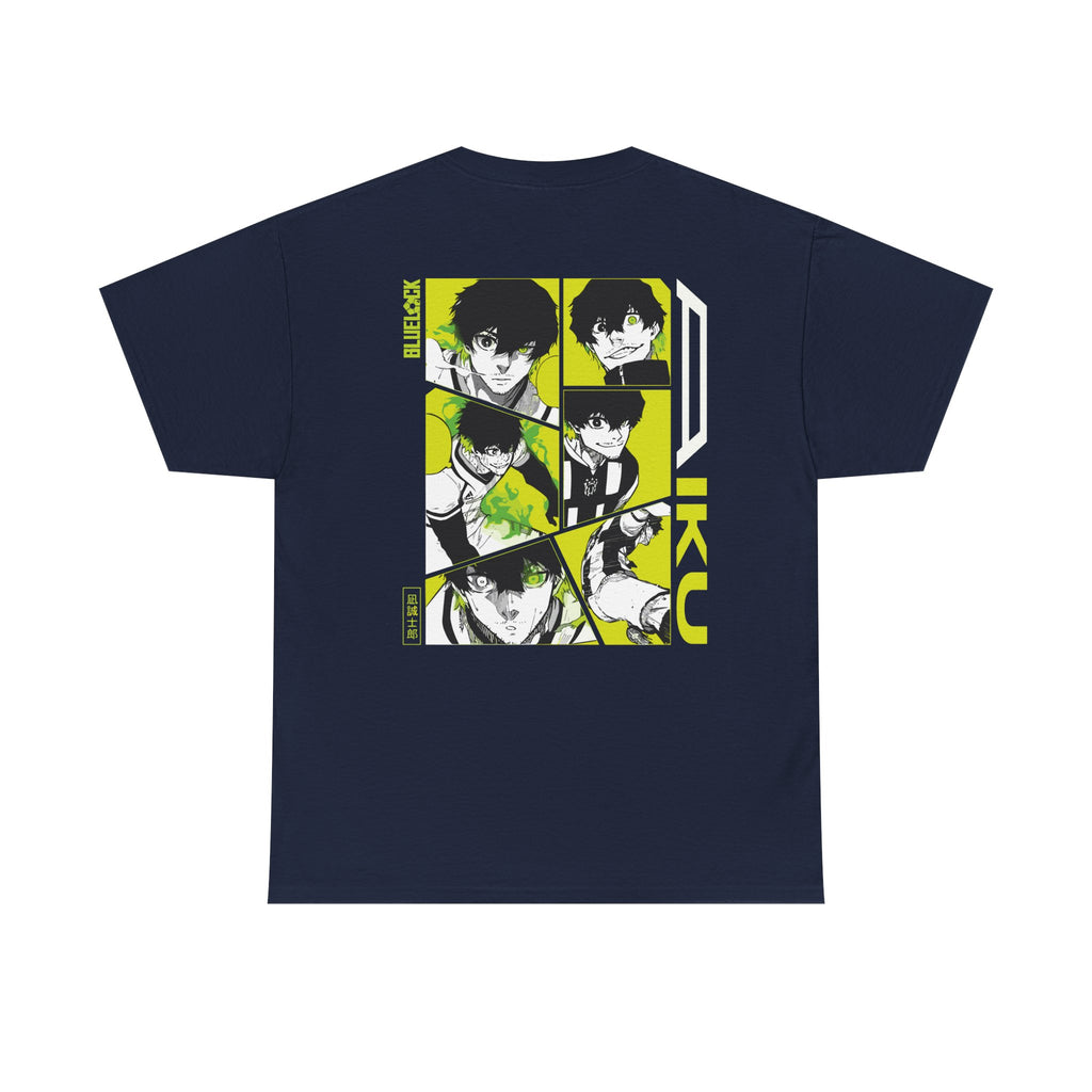 Blue Lock Heavyweight Tee "Emblem" | Blue Lock Anime Graphic Tee - Detail View 32