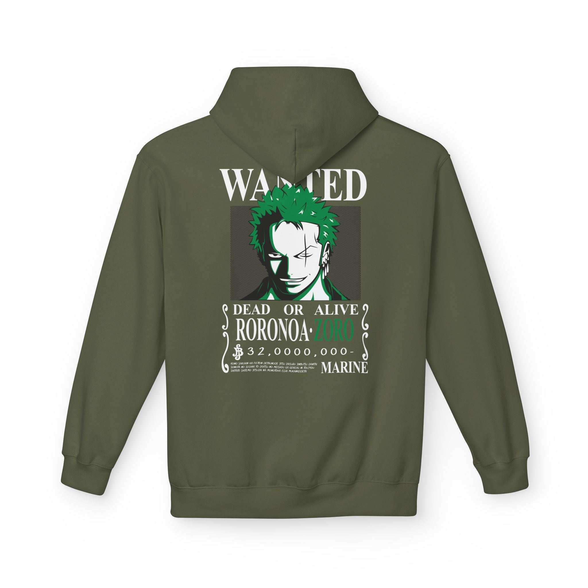 Roronoa Zoro "Wanted" | One Piece Streetwear Hoodie