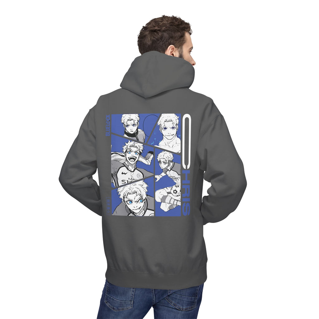 Chris Premium Blue Lock Hoodie "Prince" | Blue Lock Streetwear... - Detail View 59