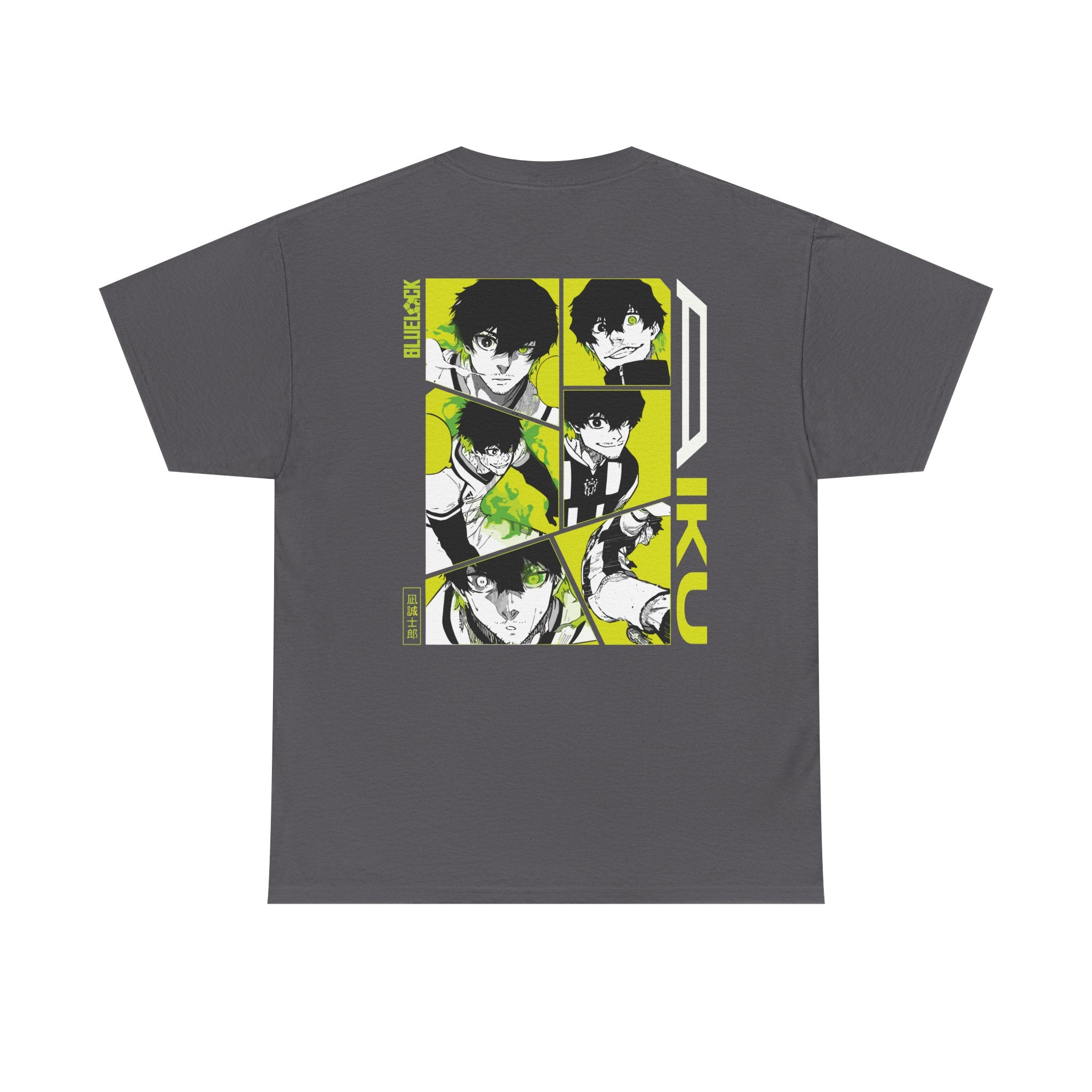 Blue Lock Heavyweight Tee "Emblem" | Blue Lock Anime Graphic Tee - Detail View 26