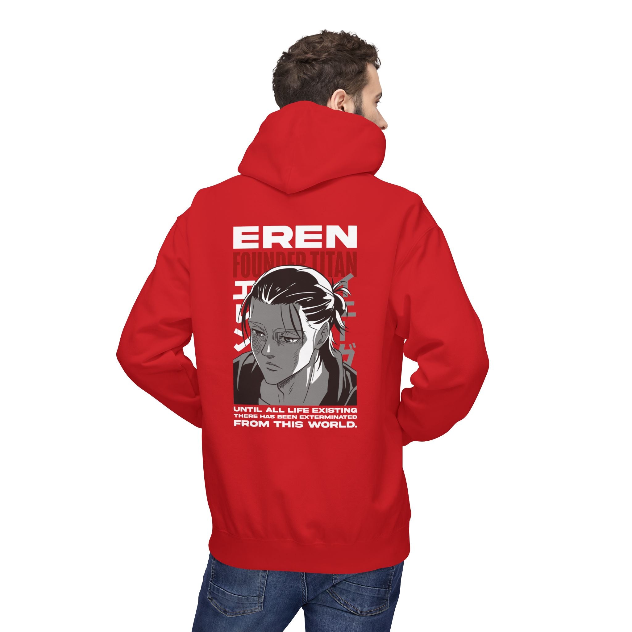 Eren Yeager "Attack Titan" | Attack on Titan Anime Graphic Tee - Detail View 54