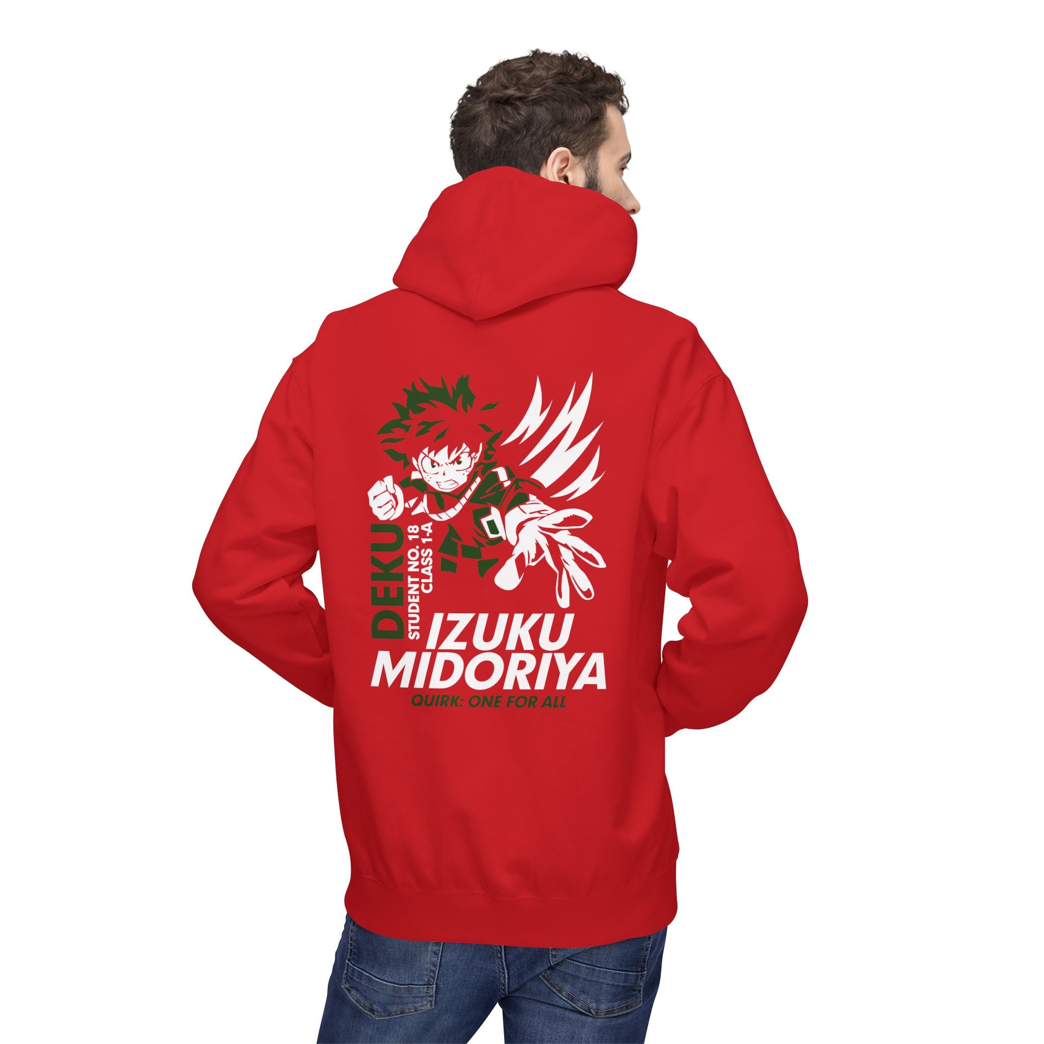 Izuku Midoriya "Deku" | My Hero Academia Streetwear Hoodie - Detail View 14