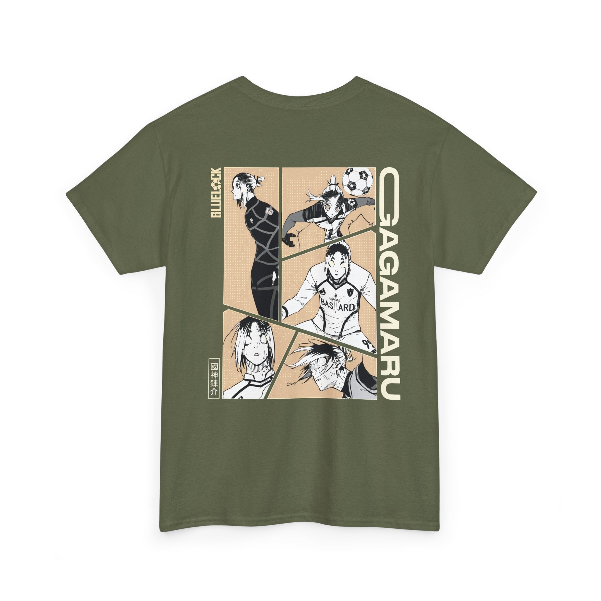 Gagamaru 'Bastard' Blue Lock Heavyweight Tee | Blue Lock Anime... - Detail View 23