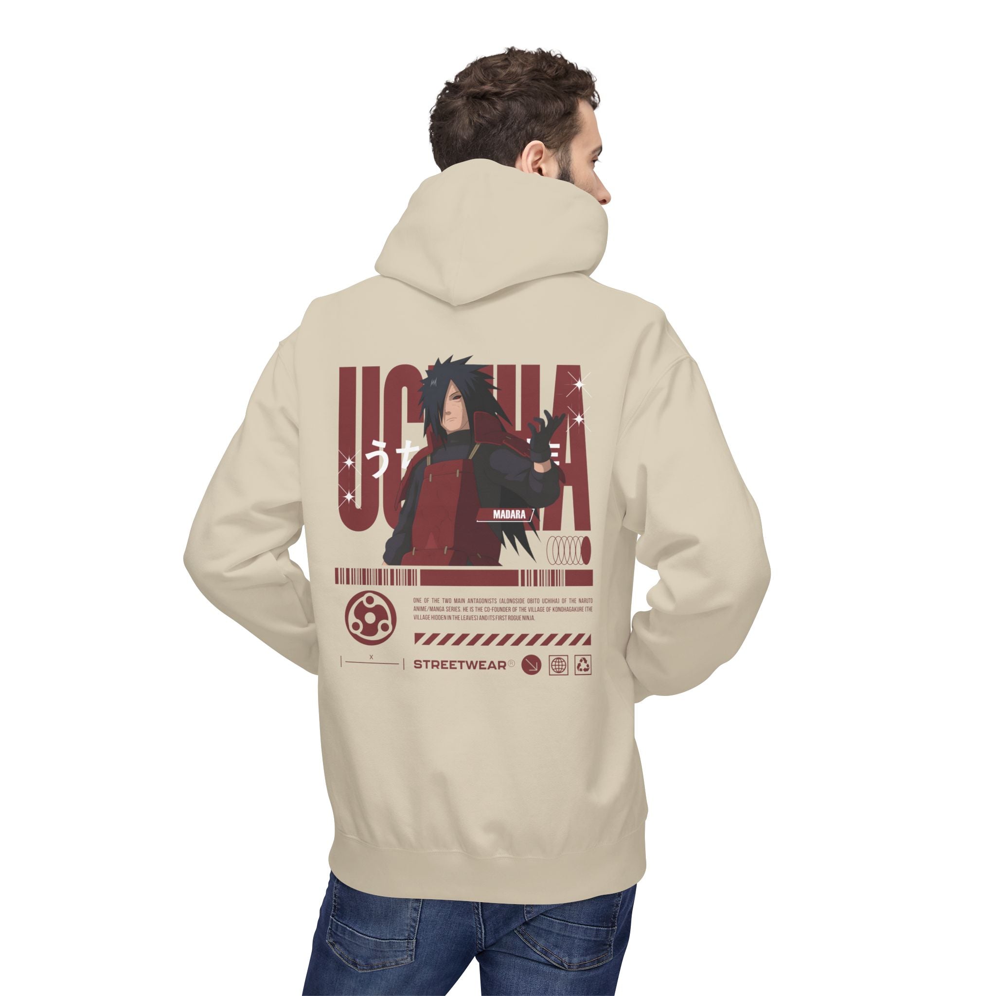 Madara Uchiha "Ghost of the Uchiha" – Naruto Graphic Tee | Maklenn