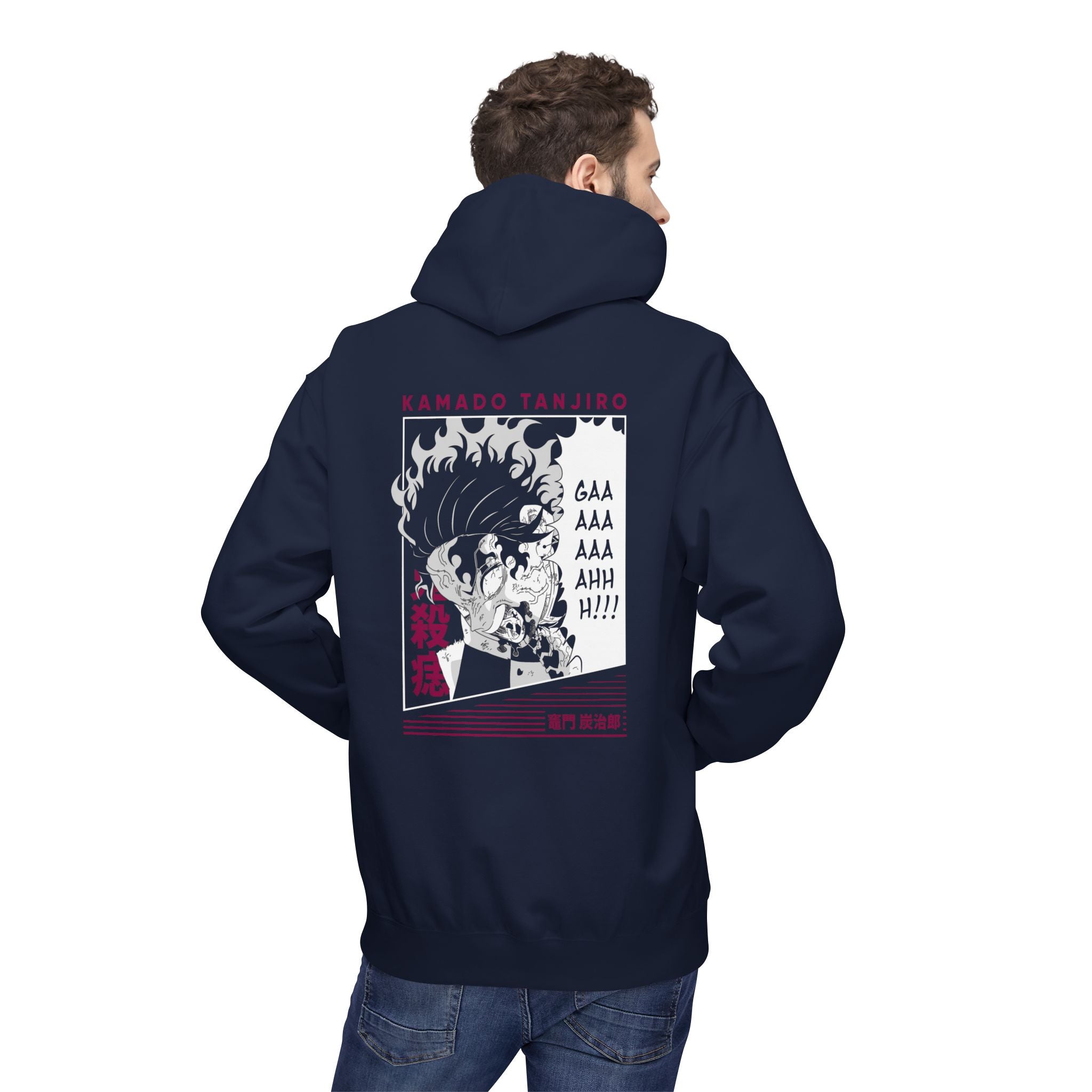 Tanjiro Demon Slayer | Demon Slayer Streetwear Hoodie - Detail View 10