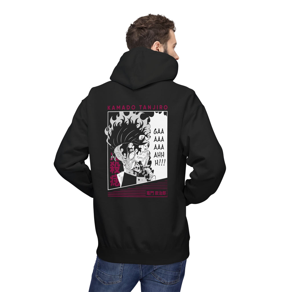 Tanjiro Demon Slayer | Demon Slayer Streetwear Hoodie - Detail View 6