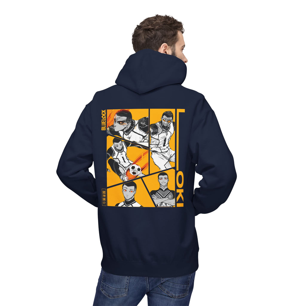 Julian Loki "Godspeed" | Blue Lock Streetwear Hoodie - Detail View 50