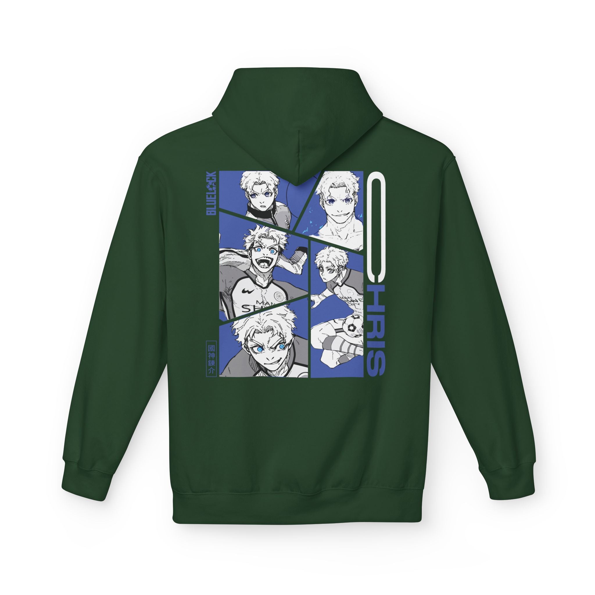 Chris Premium Blue Lock Hoodie "Prince" | Blue Lock Streetwear... - Detail View 41