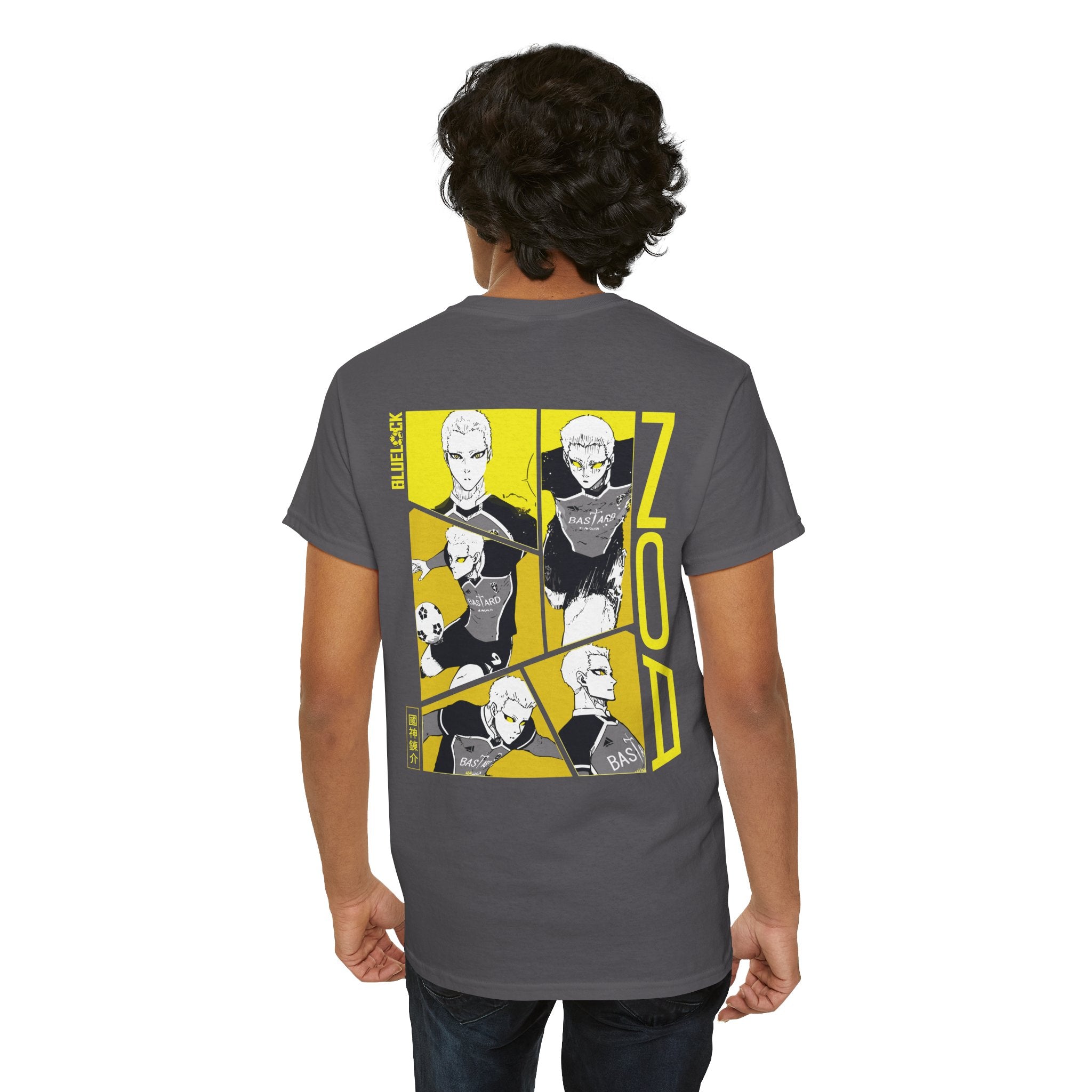 Noa Blue Lock Heavyweight Tee "Zero" | Blue Lock Anime Graphic... - Detail View 21