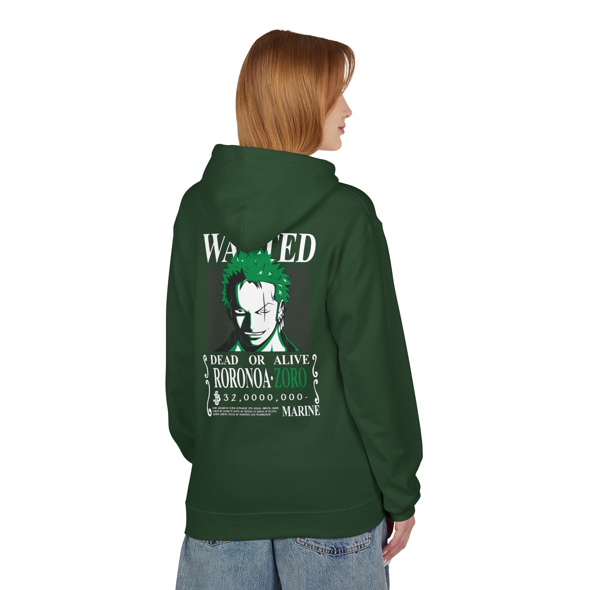 Roronoa Zoro "Wanted" | One Piece Streetwear Hoodie