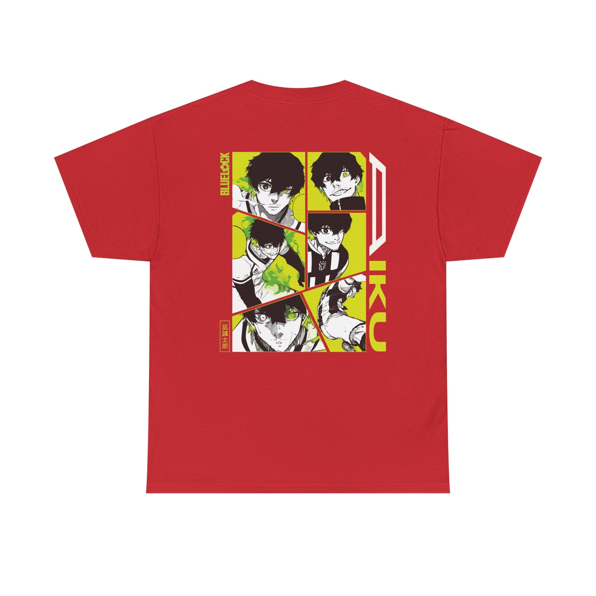 Blue Lock Heavyweight Tee "Emblem" | Blue Lock Anime Graphic Tee - Detail View 38