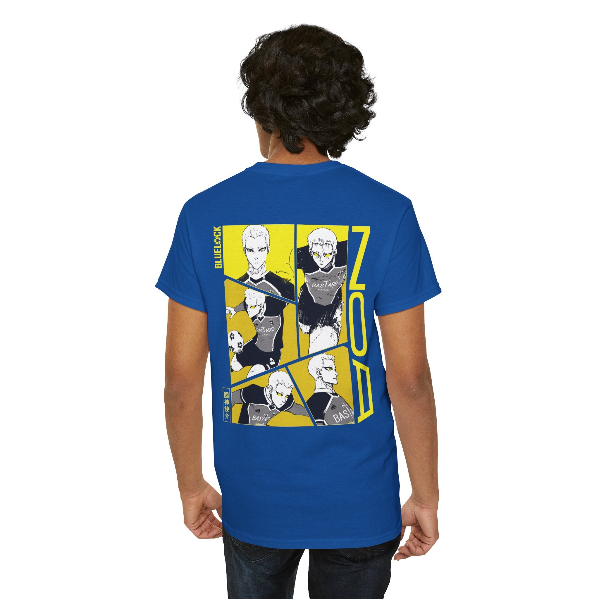 Noa Blue Lock Heavyweight Tee "Zero" | Blue Lock Anime Graphic... - Detail View 37