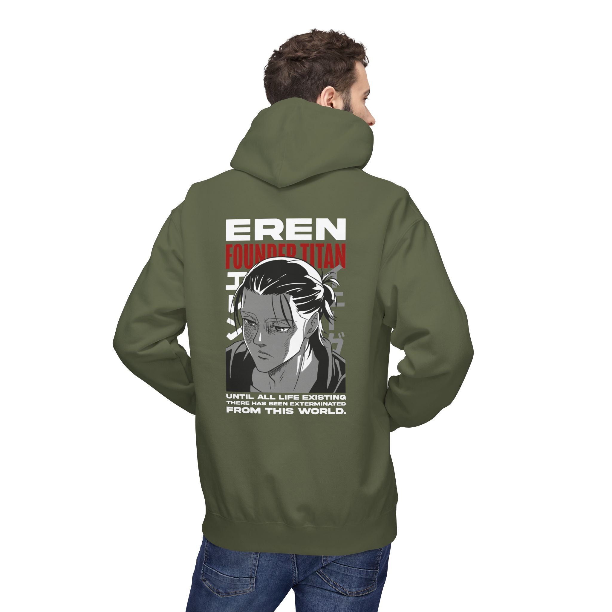 Eren Yeager "Attack Titan" | Attack on Titan Anime Graphic Tee - Detail View 34