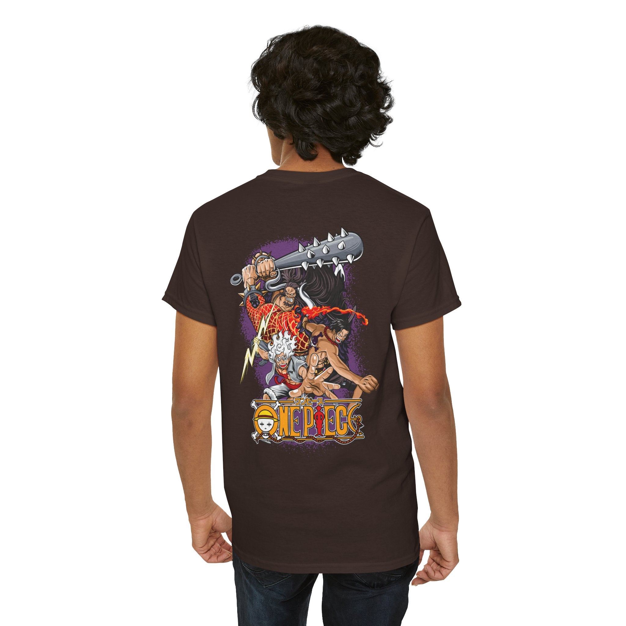 Monkey D. Luffy "Otaku Style" | One Piece Anime Graphic Tee - Detail View 22