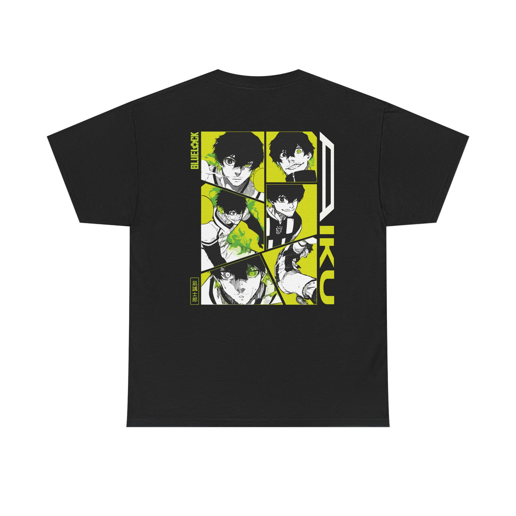 Blue Lock Heavyweight Tee "Emblem" | Blue Lock Anime Graphic Tee - Detail View 14