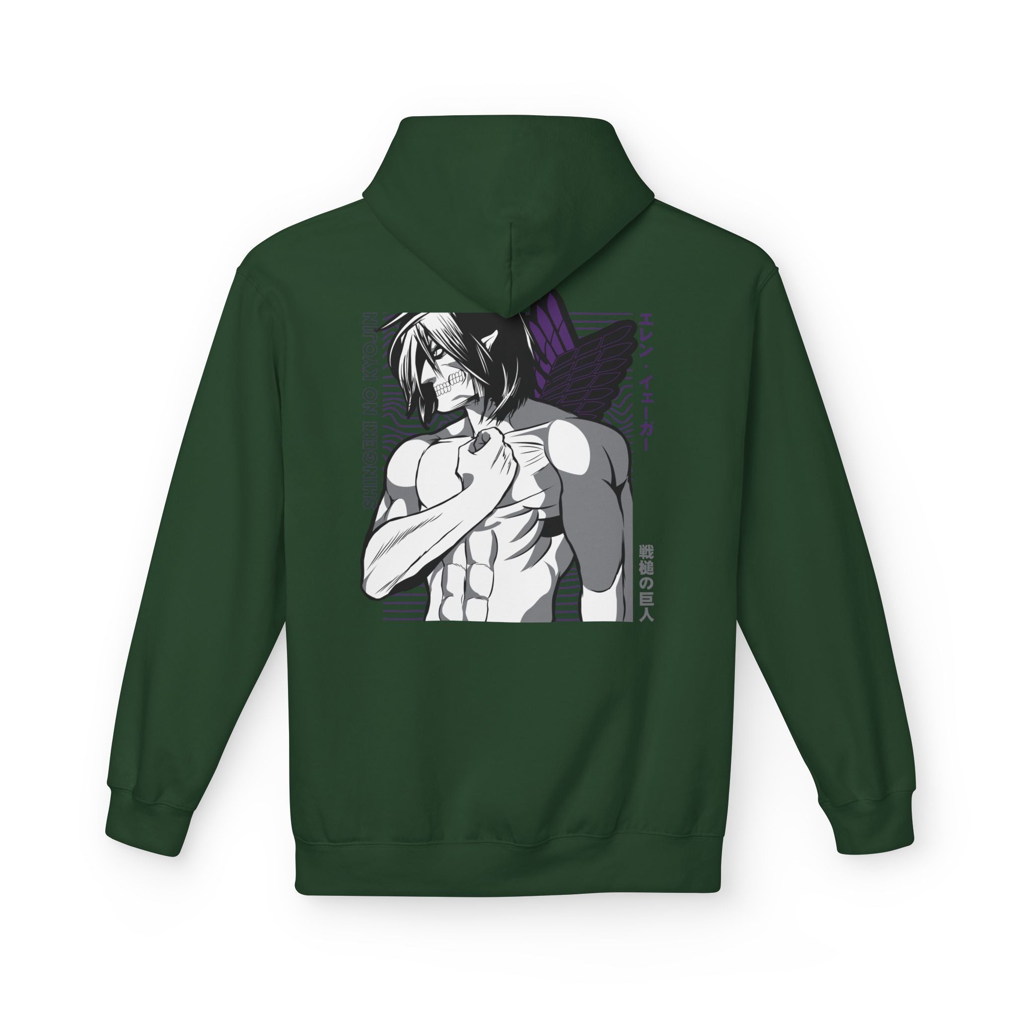 Eren Yeager "Attack Titan" | Attack on Titan Anime Graphic Tee - Detail View 23