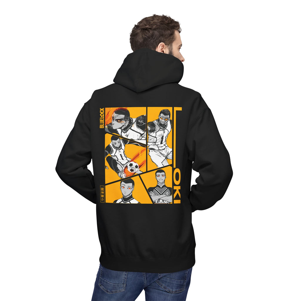 Julian Loki "Godspeed" | Blue Lock Streetwear Hoodie - Detail View 22