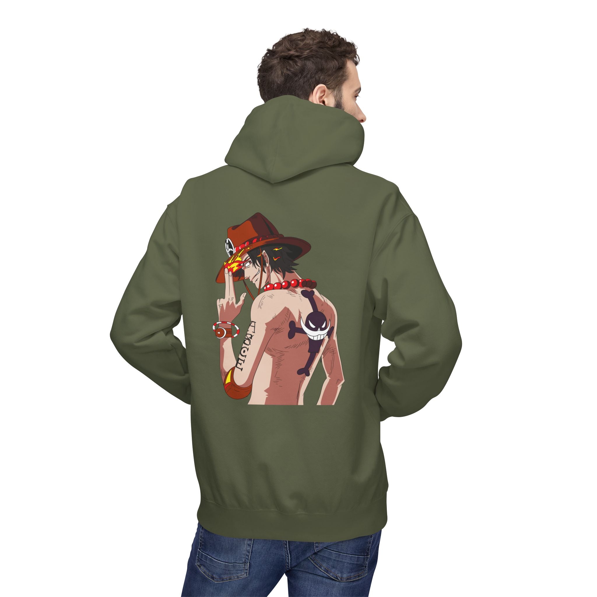 Portgas D. Ace "Fire Fist" | One Piece Streetwear Hoodie - Detail View 26