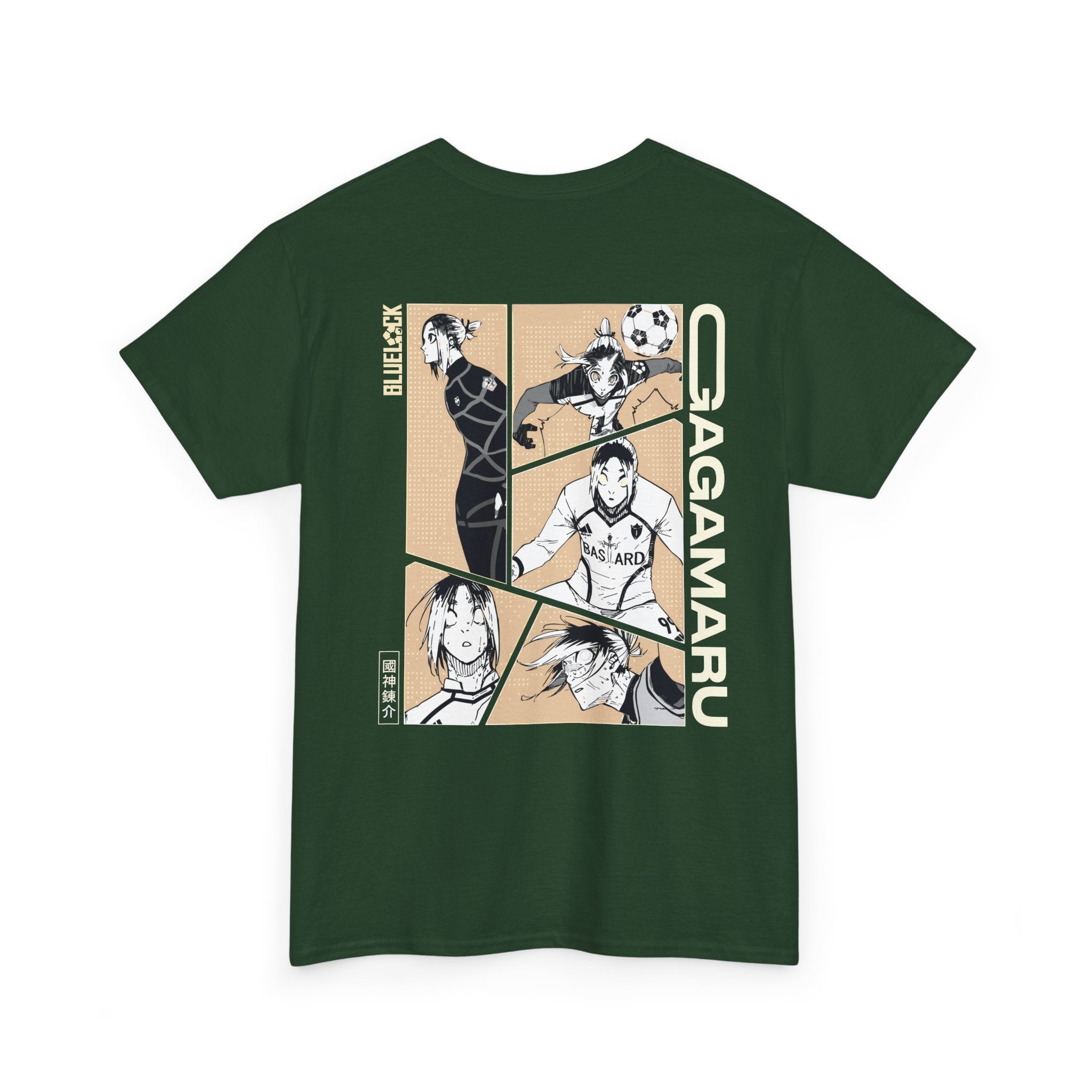 Gagamaru 'Bastard' Blue Lock Heavyweight Tee | Blue Lock Anime... - Detail View 27