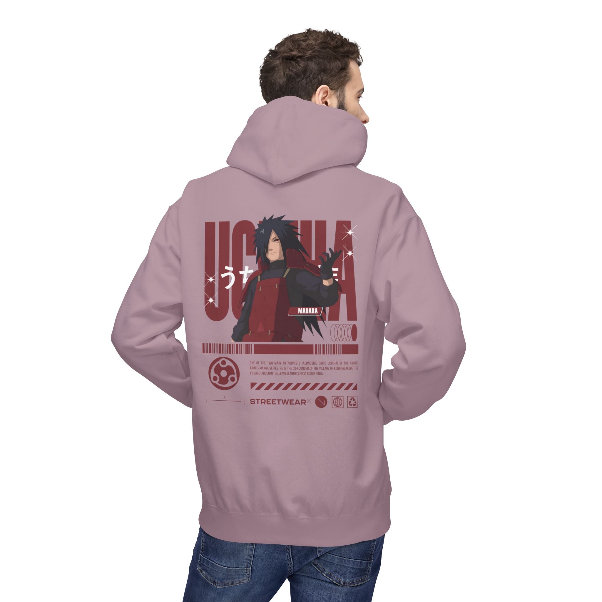 Madara Uchiha "Ghost of the Uchiha" – Naruto Graphic Tee | Maklenn