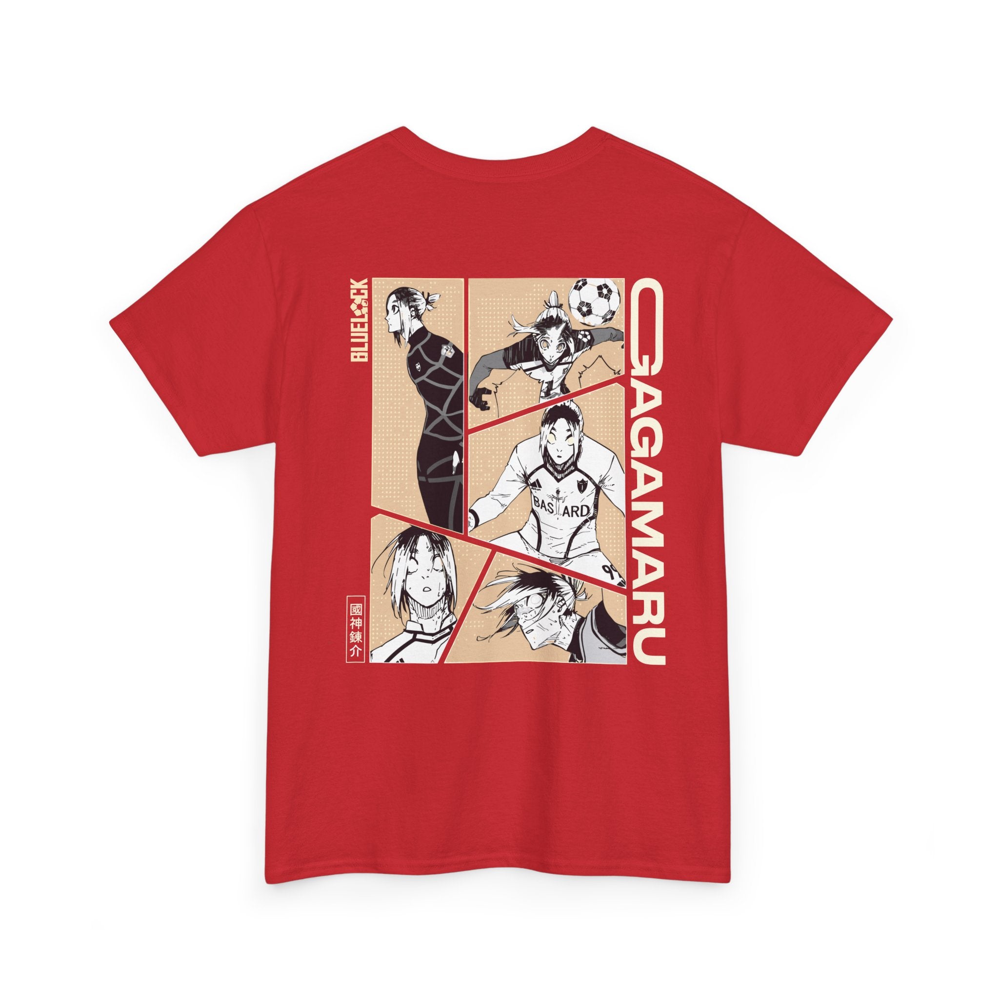 Gagamaru 'Bastard' Blue Lock Heavyweight Tee | Blue Lock Anime... - Detail View 47