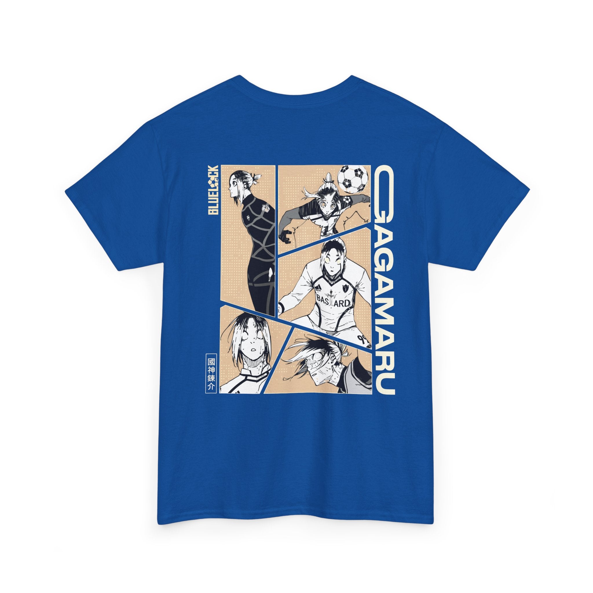 Gagamaru 'Bastard' Blue Lock Heavyweight Tee | Blue Lock Anime... - Detail View 35