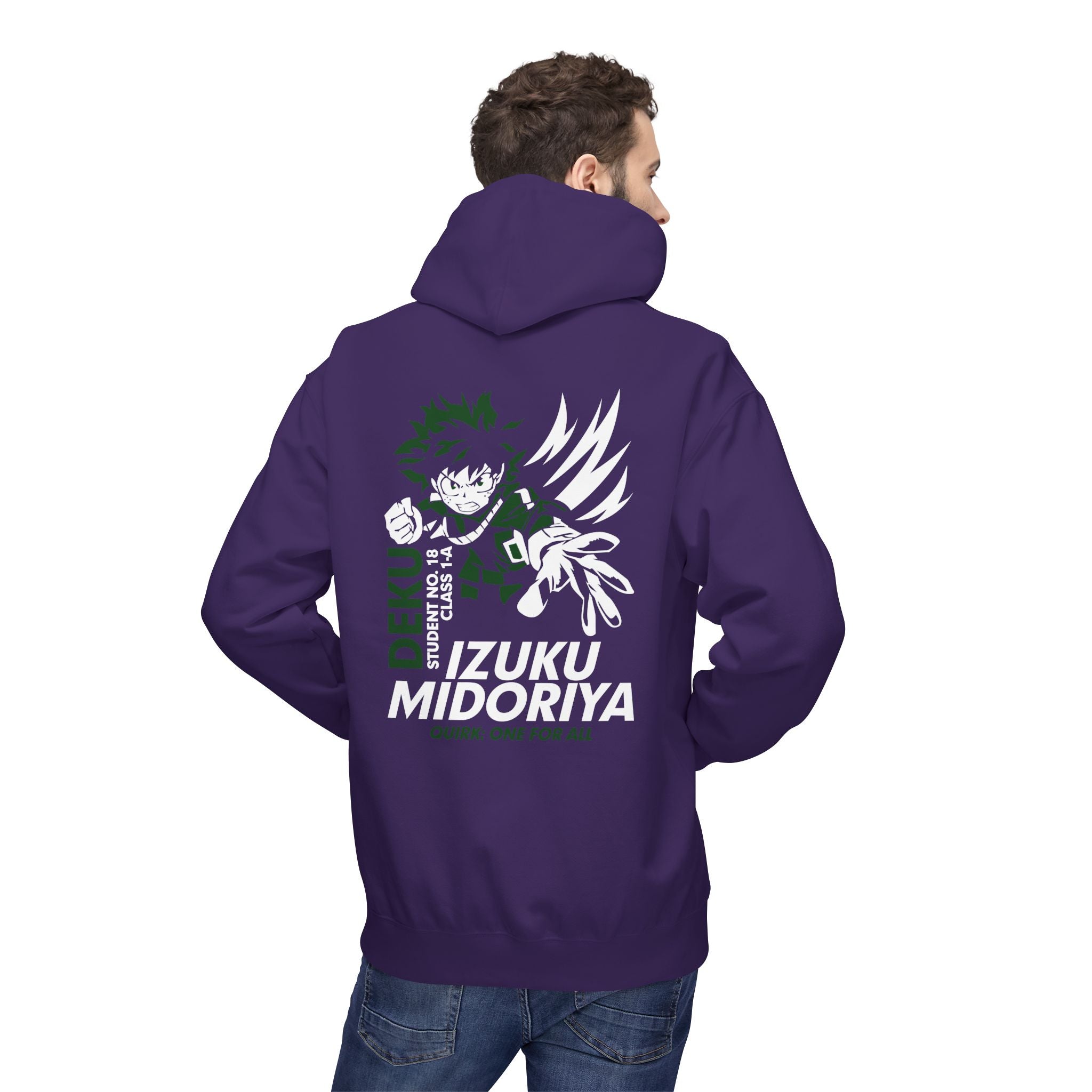 Izuku Midoriya "Deku" | My Hero Academia Streetwear Hoodie - Detail View 26