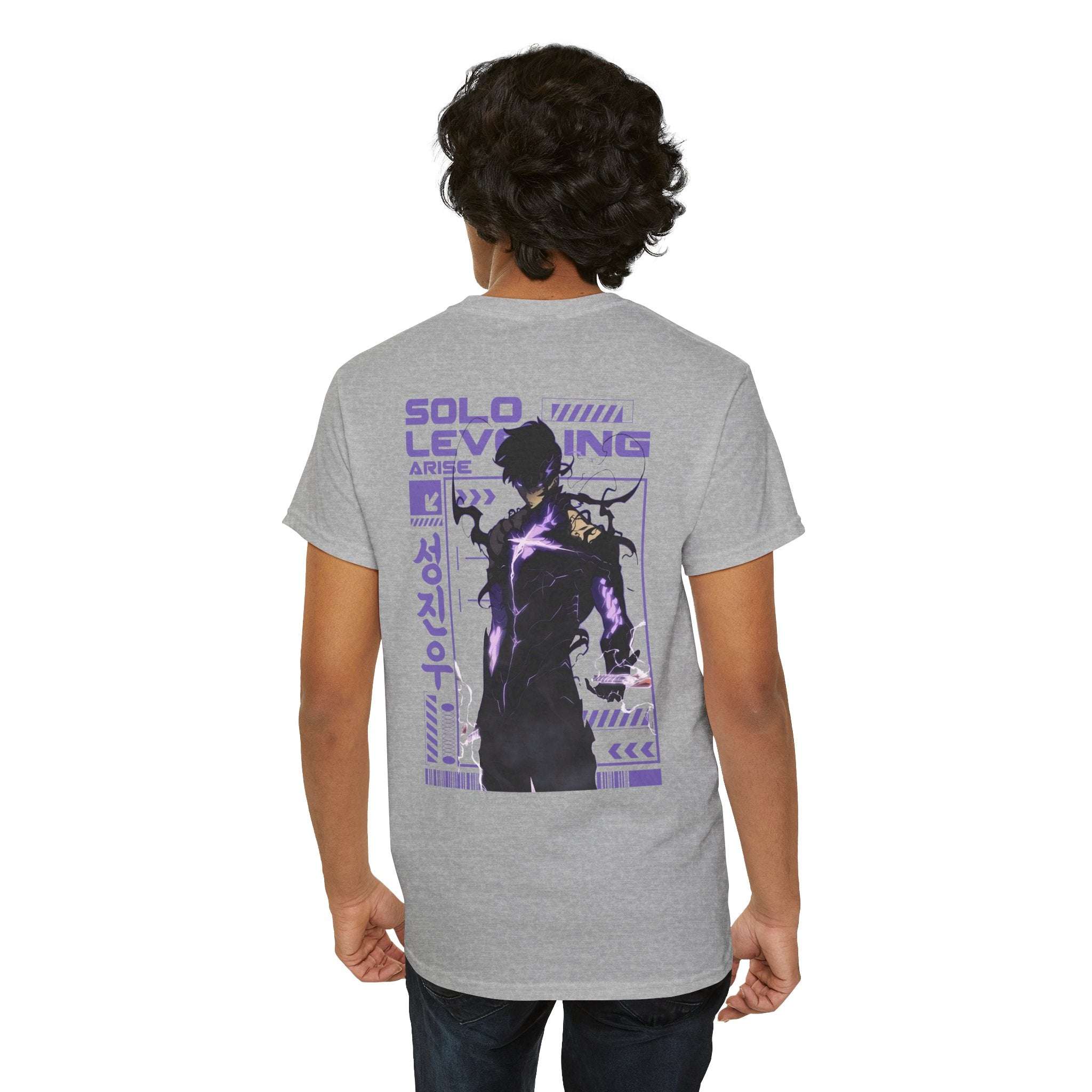 Sung Jin-woo  solo leveling Maklenn Sung Jin-woo  solo leveling T-Shirt Maklenn www.maklenn.com India 21.80