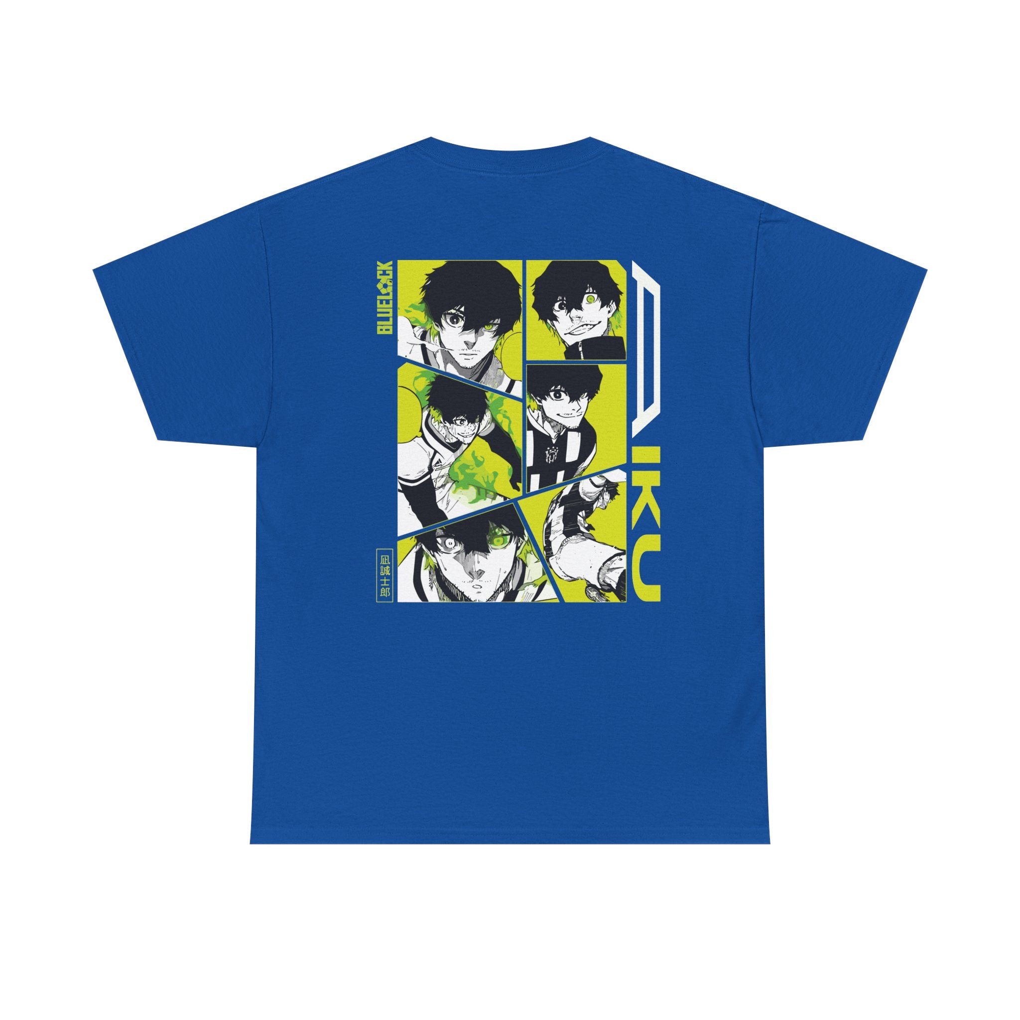 Blue Lock Heavyweight Tee "Emblem" | Blue Lock Anime Graphic Tee - Detail View 29