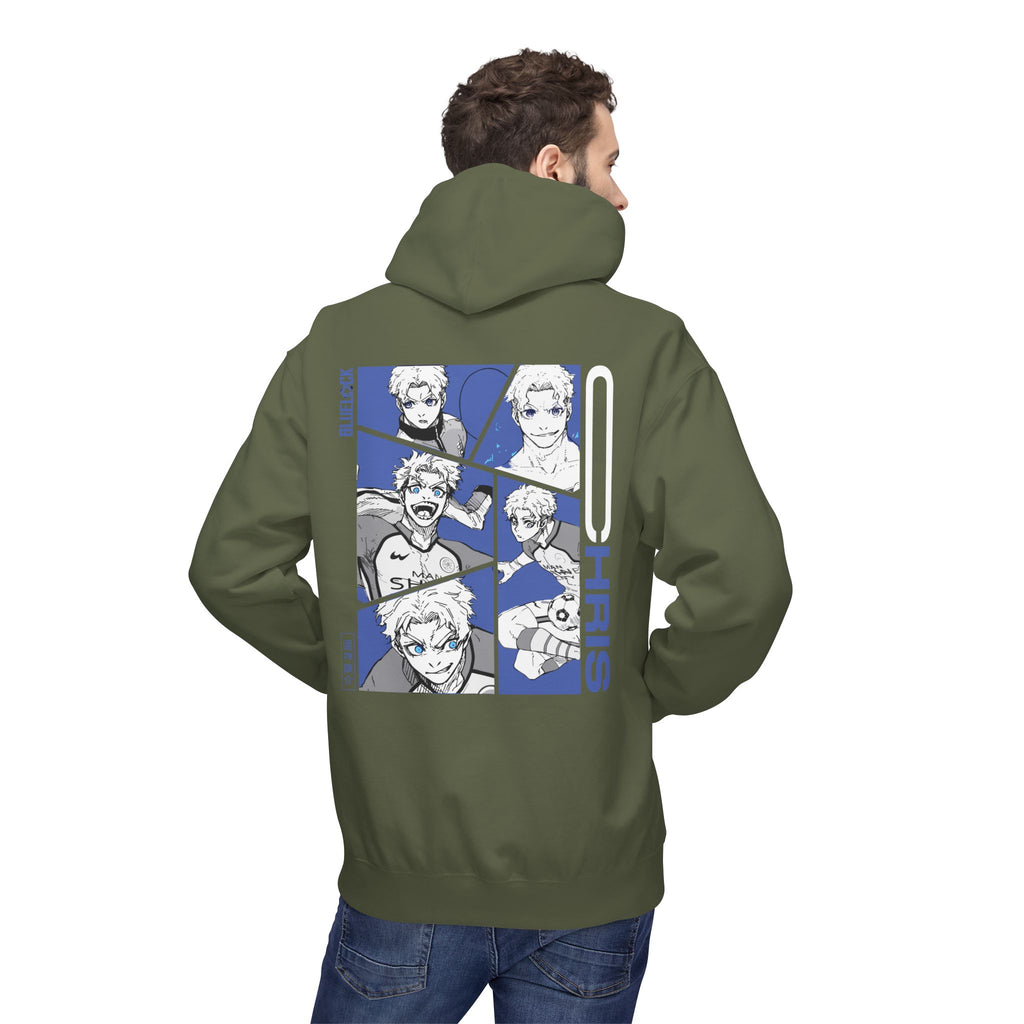 Chris Premium Blue Lock Hoodie "Prince" | Blue Lock Streetwear... - Detail View 39